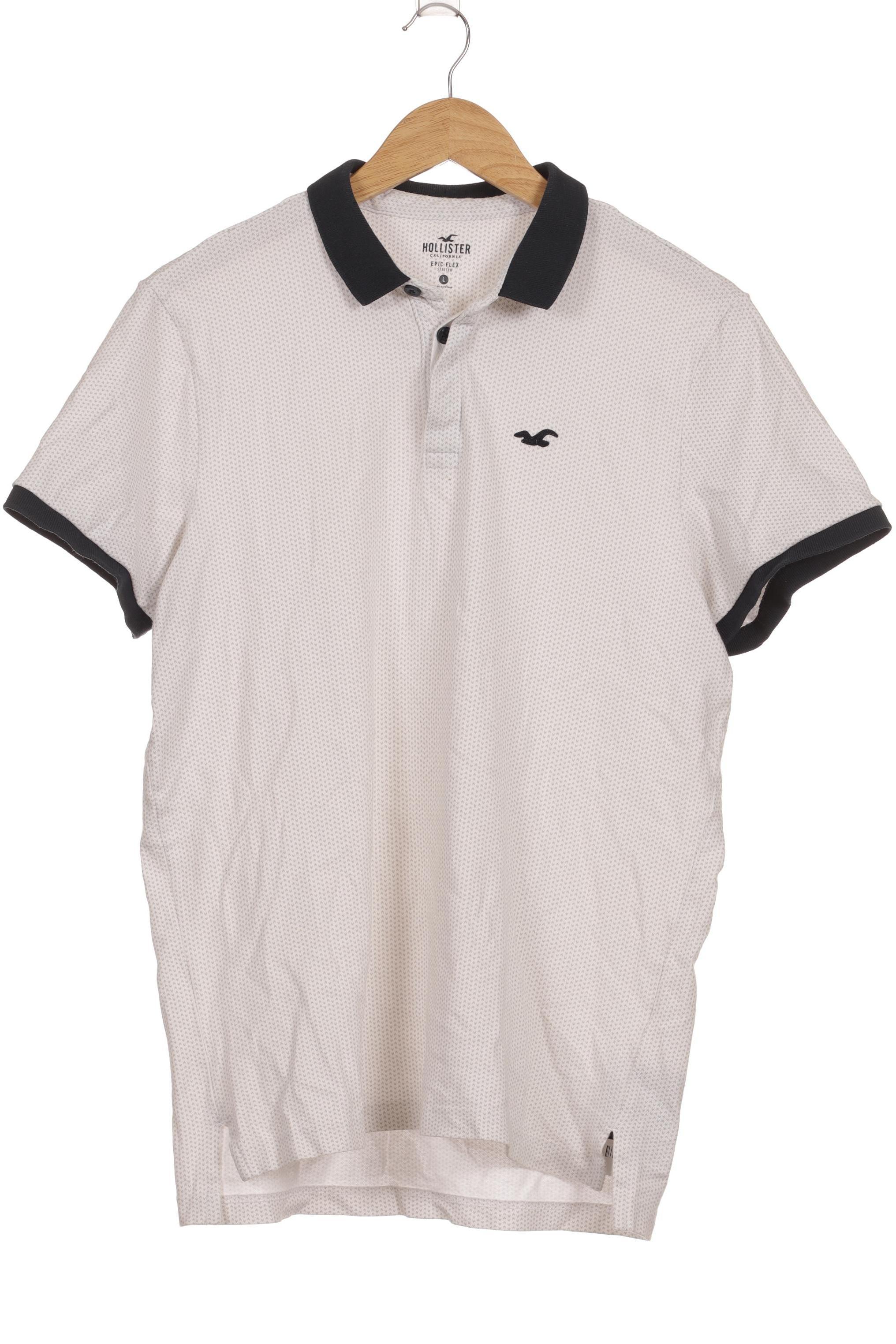 

Hollister Herren Poloshirt, weiß, Gr.