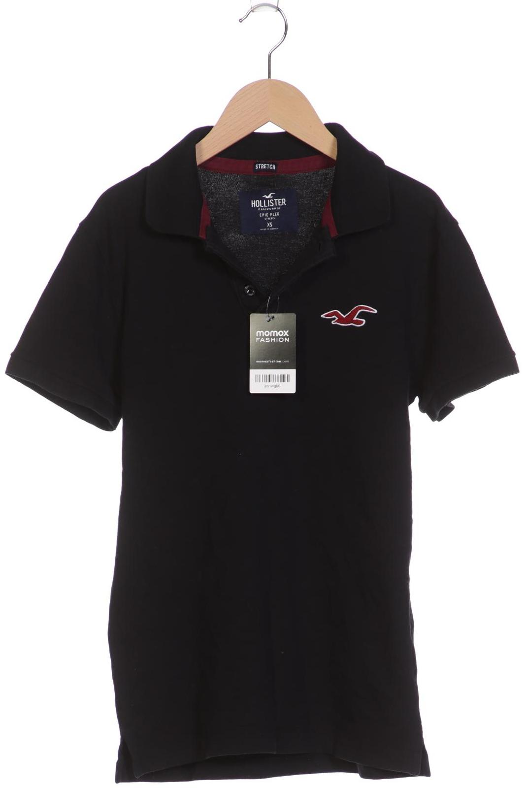 

Hollister Herren Poloshirt, schwarz