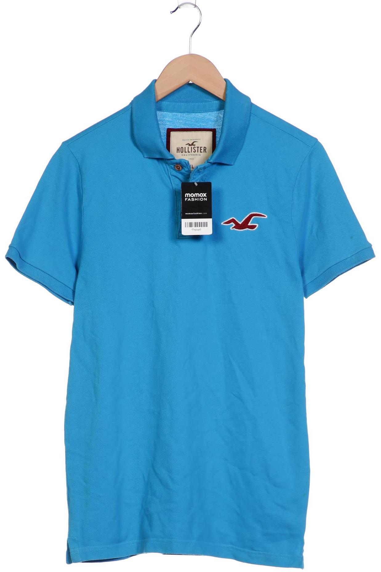 

Hollister Herren Poloshirt, blau, Gr. 54