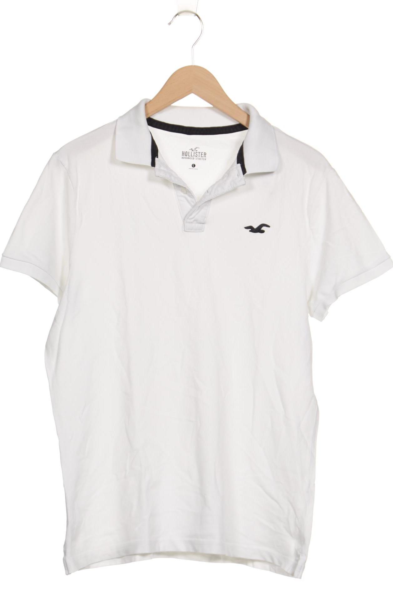 

Hollister Herren Poloshirt, weiß, Gr. 52
