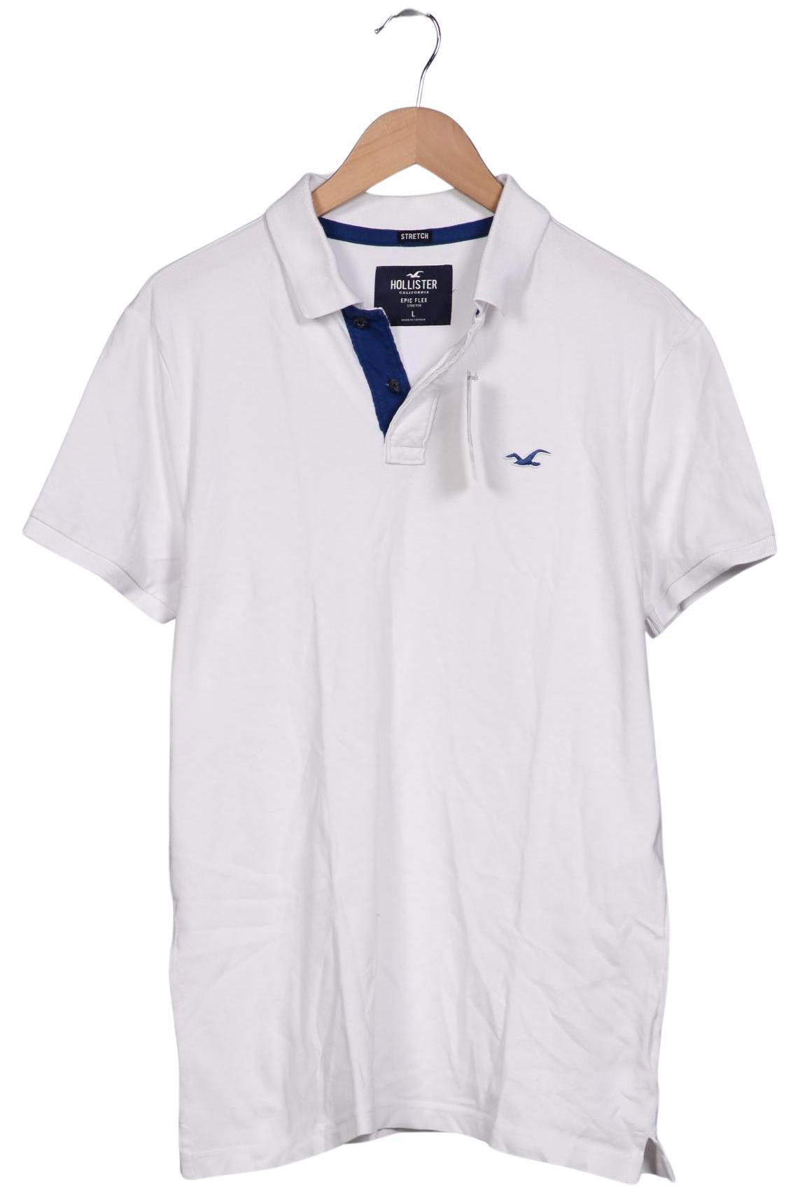 

Hollister Herren Poloshirt, weiß, Gr. 52