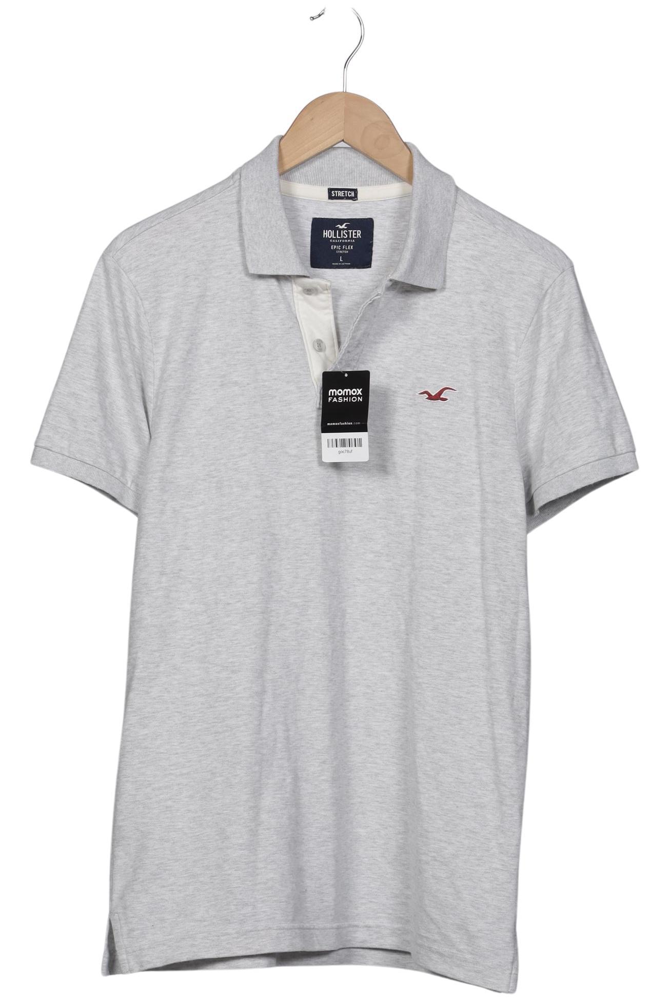 

Hollister Herren Poloshirt, grau, Gr. 52