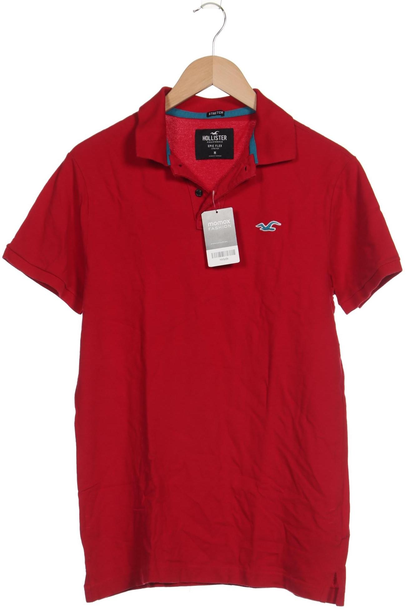 

Hollister Herren Poloshirt, rot, Gr. 48