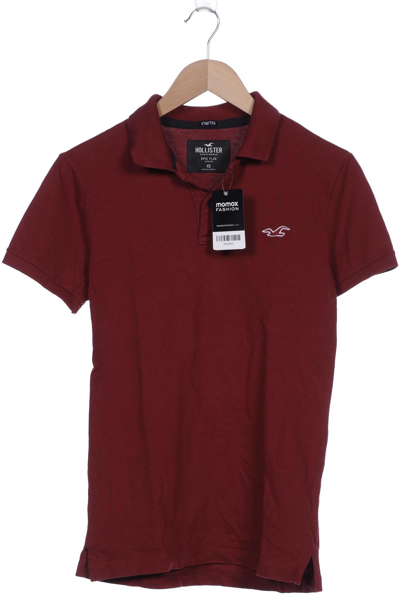 

Hollister Herren Poloshirt, bordeaux, Gr. 44