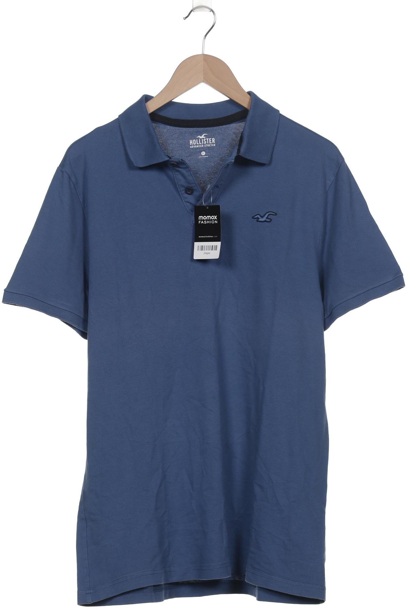 

Hollister Herren Poloshirt, blau, Gr. 54