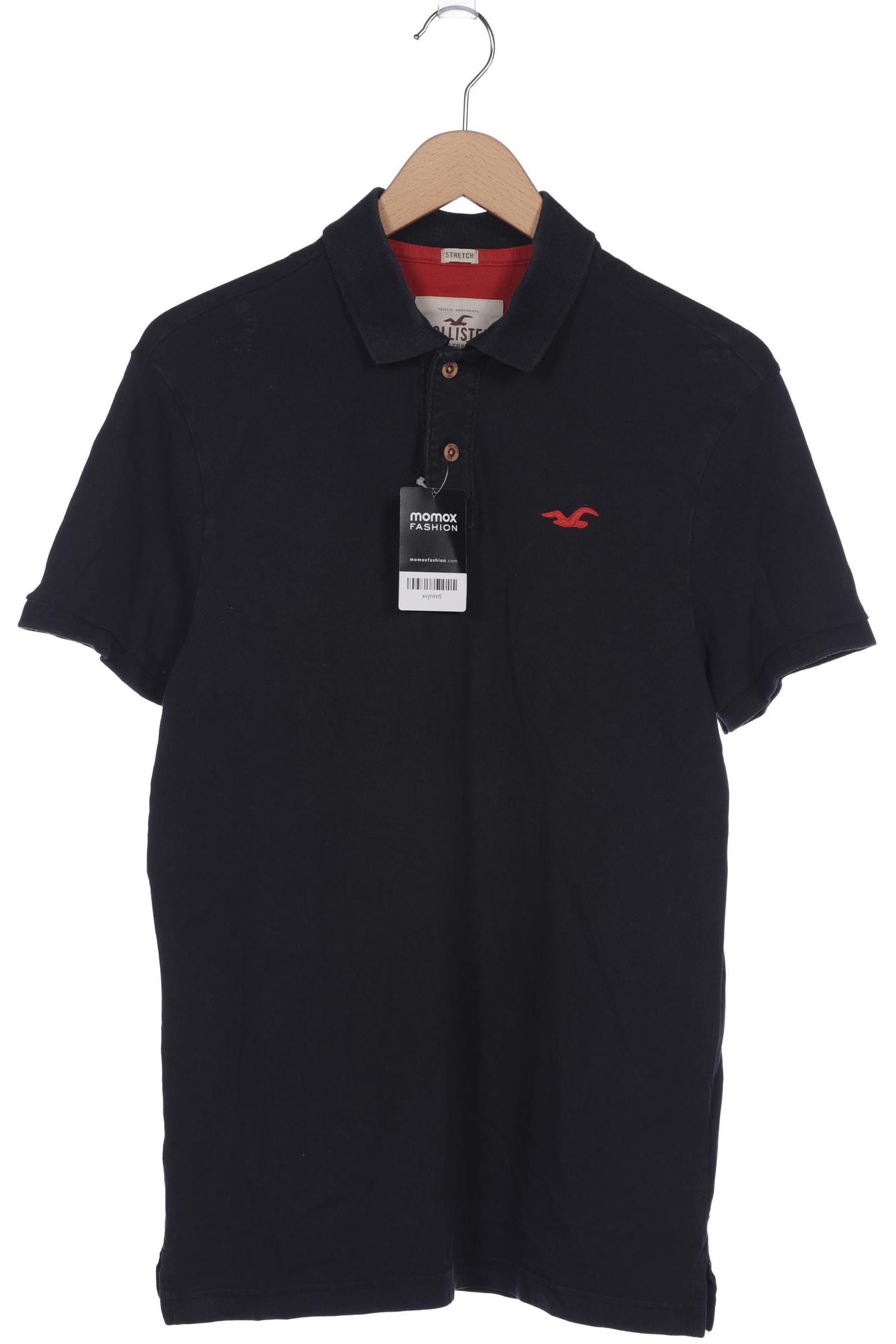 

Hollister Herren Poloshirt, schwarz