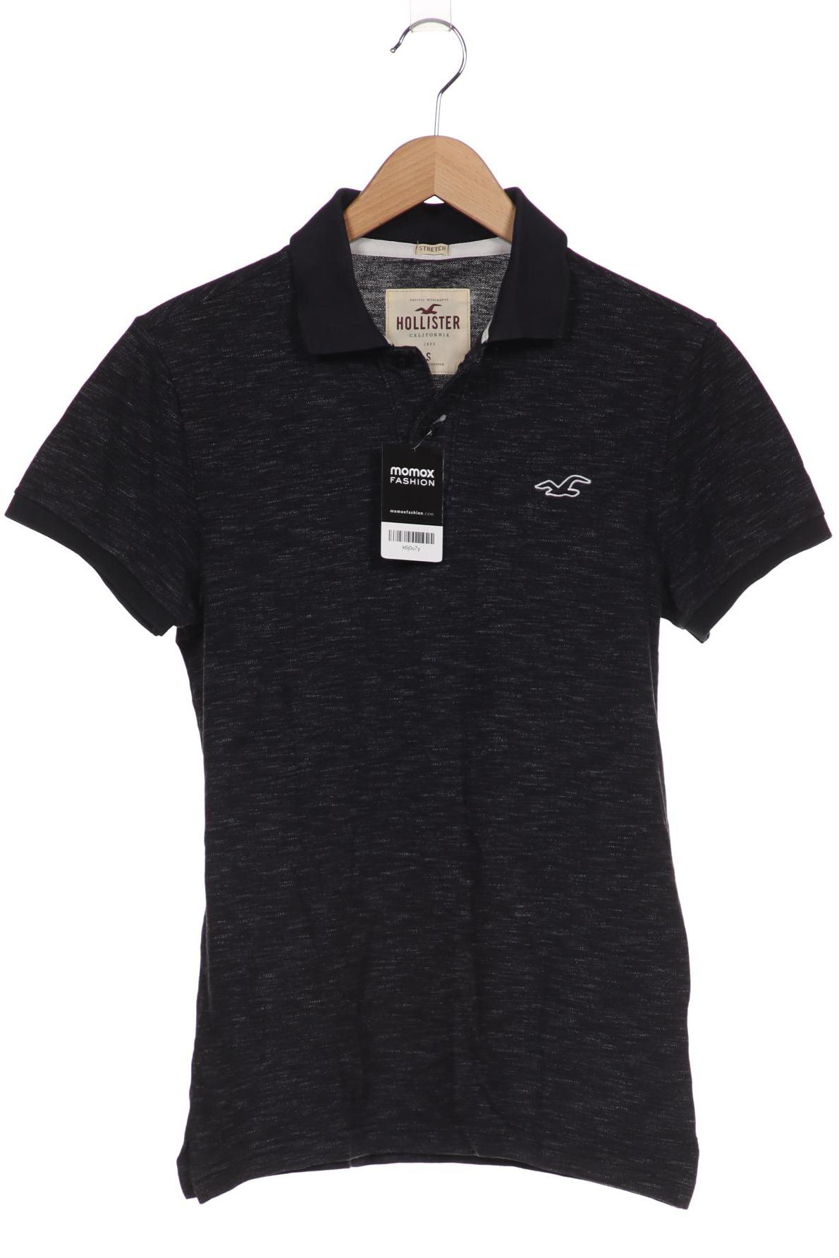 

Hollister Herren Poloshirt, schwarz