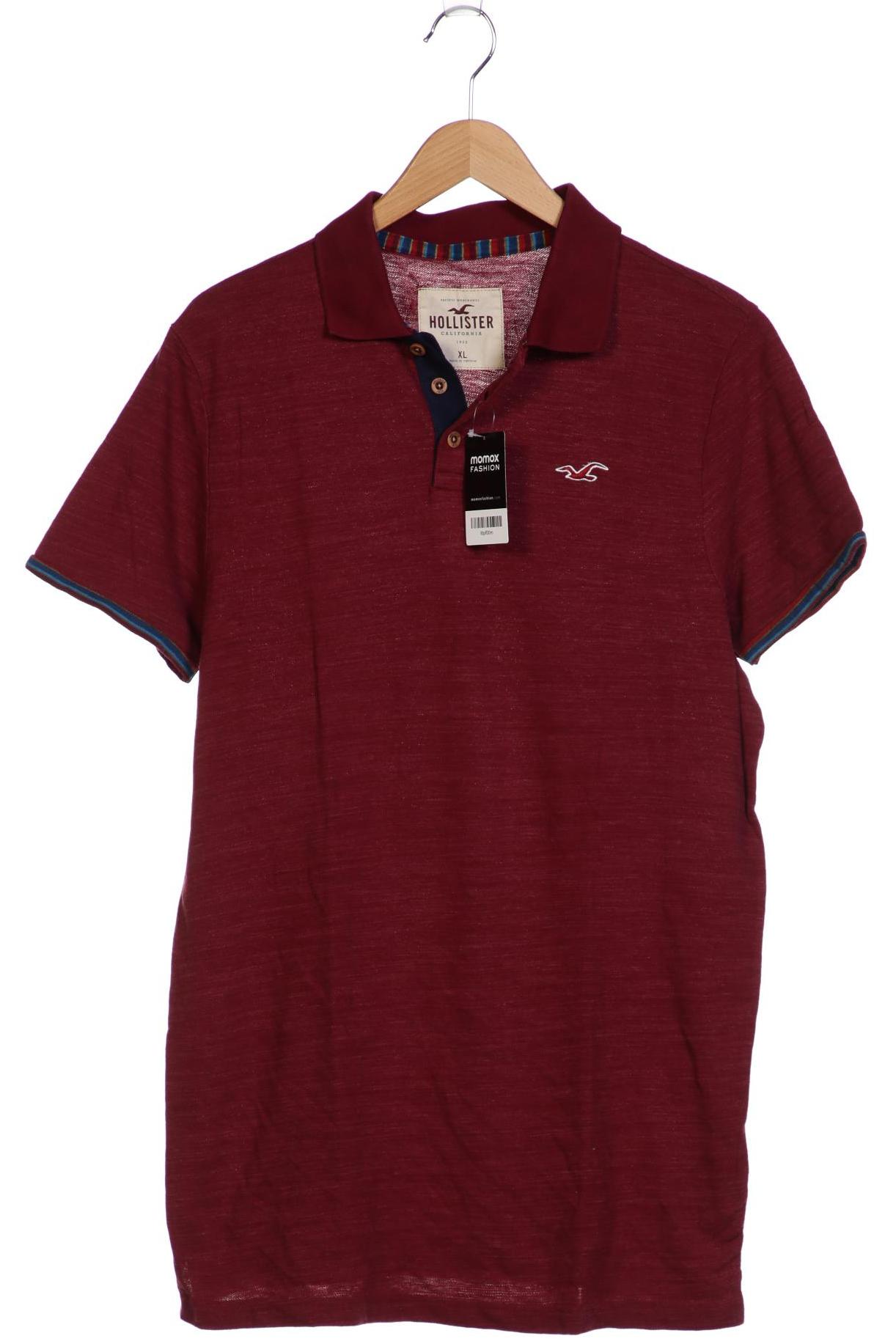 

Hollister Herren Poloshirt, bordeaux, Gr. 54