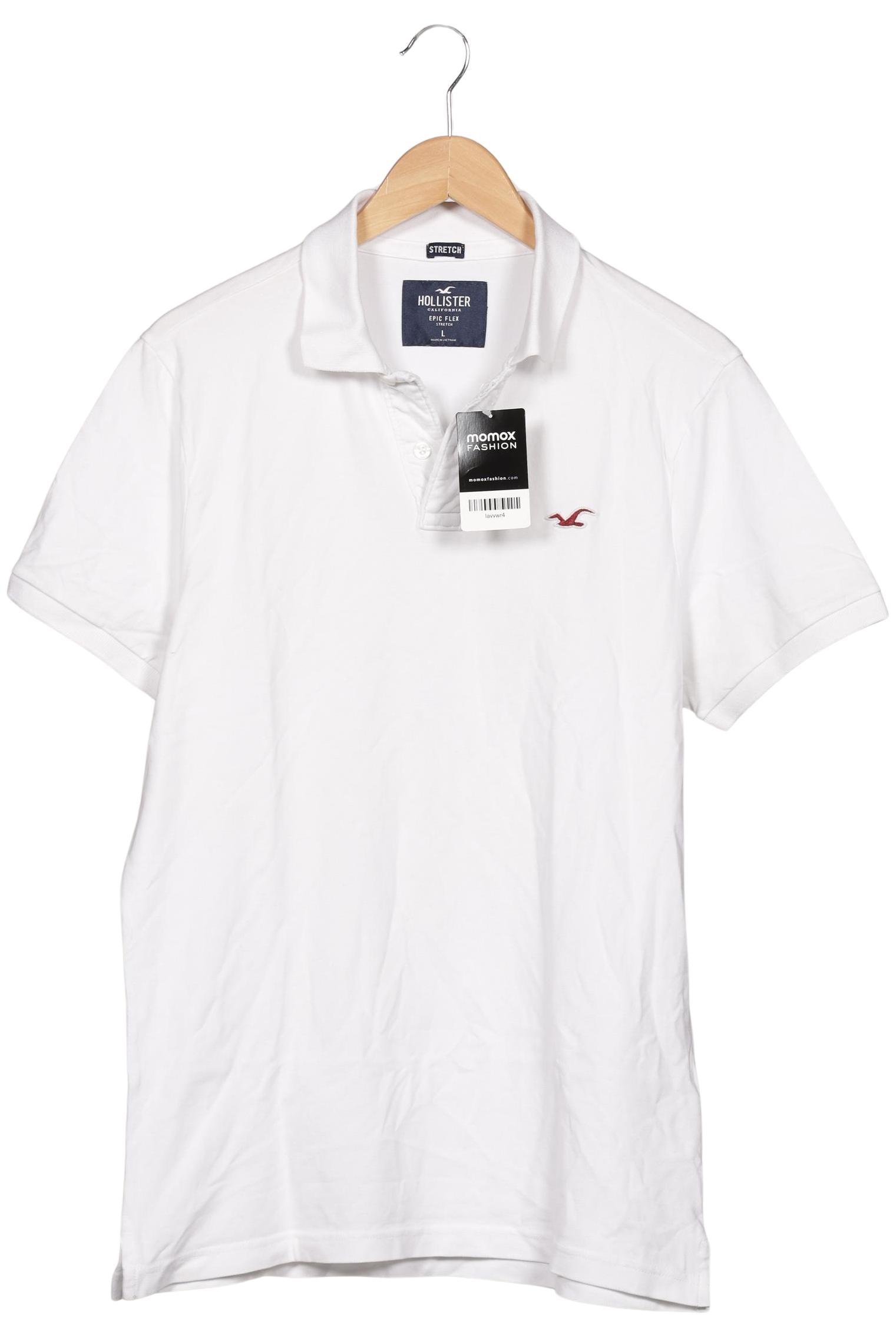 

Hollister Herren Poloshirt, weiß, Gr. 52
