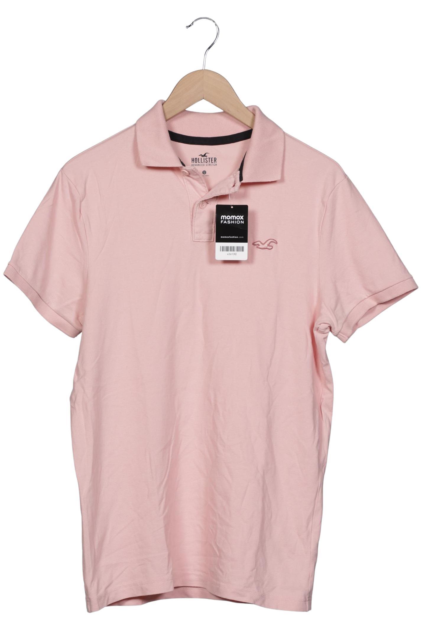 

Hollister Herren Poloshirt, pink, Gr. 52
