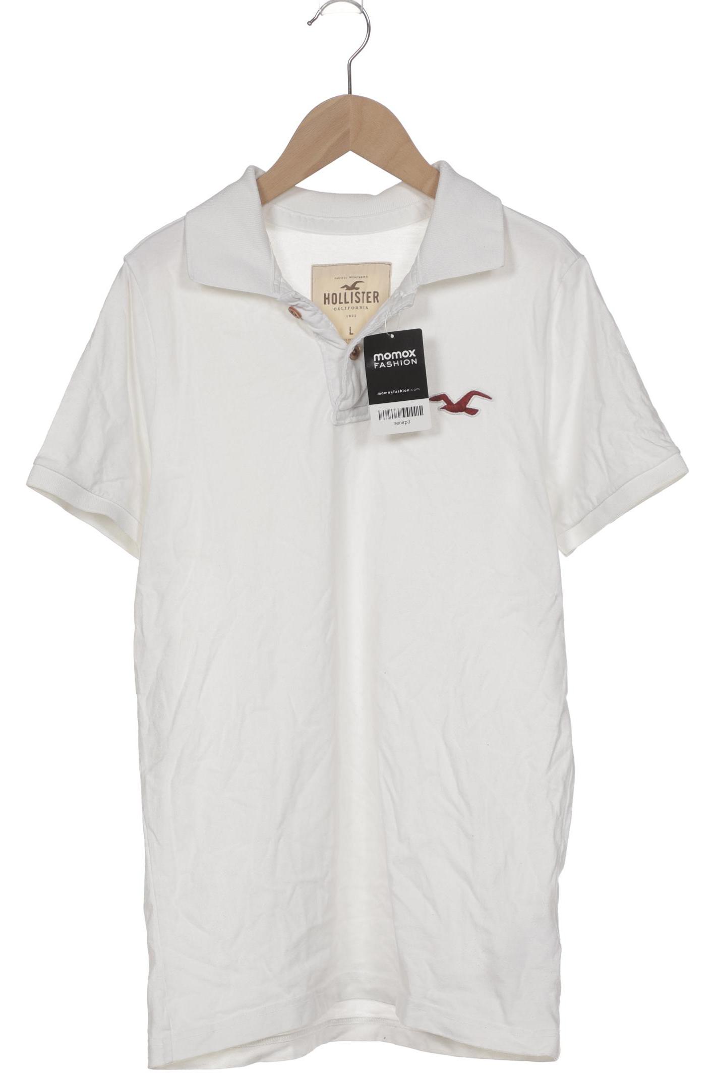 

Hollister Herren Poloshirt, weiß, Gr. 52