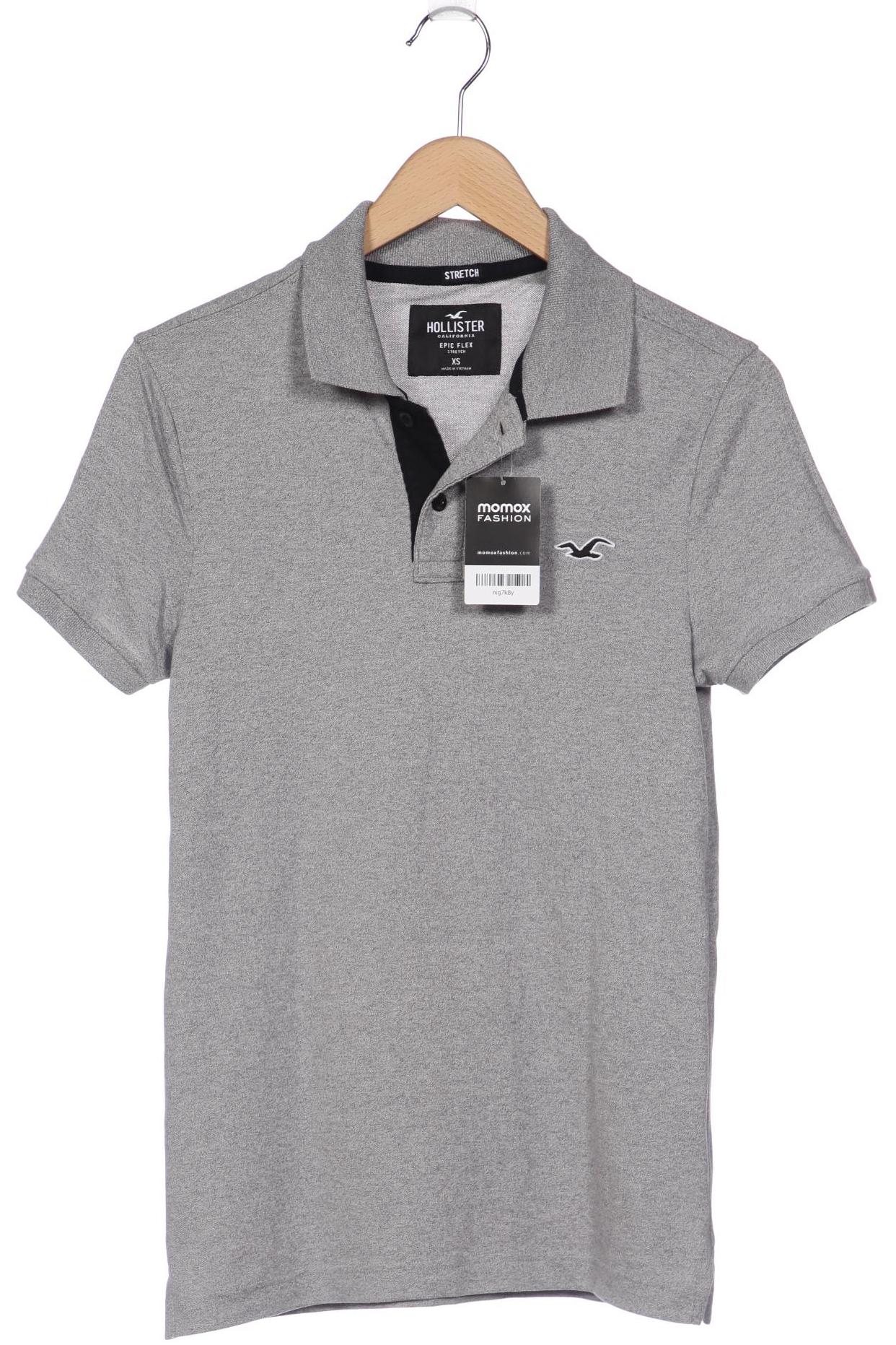 

Hollister Herren Poloshirt, grau