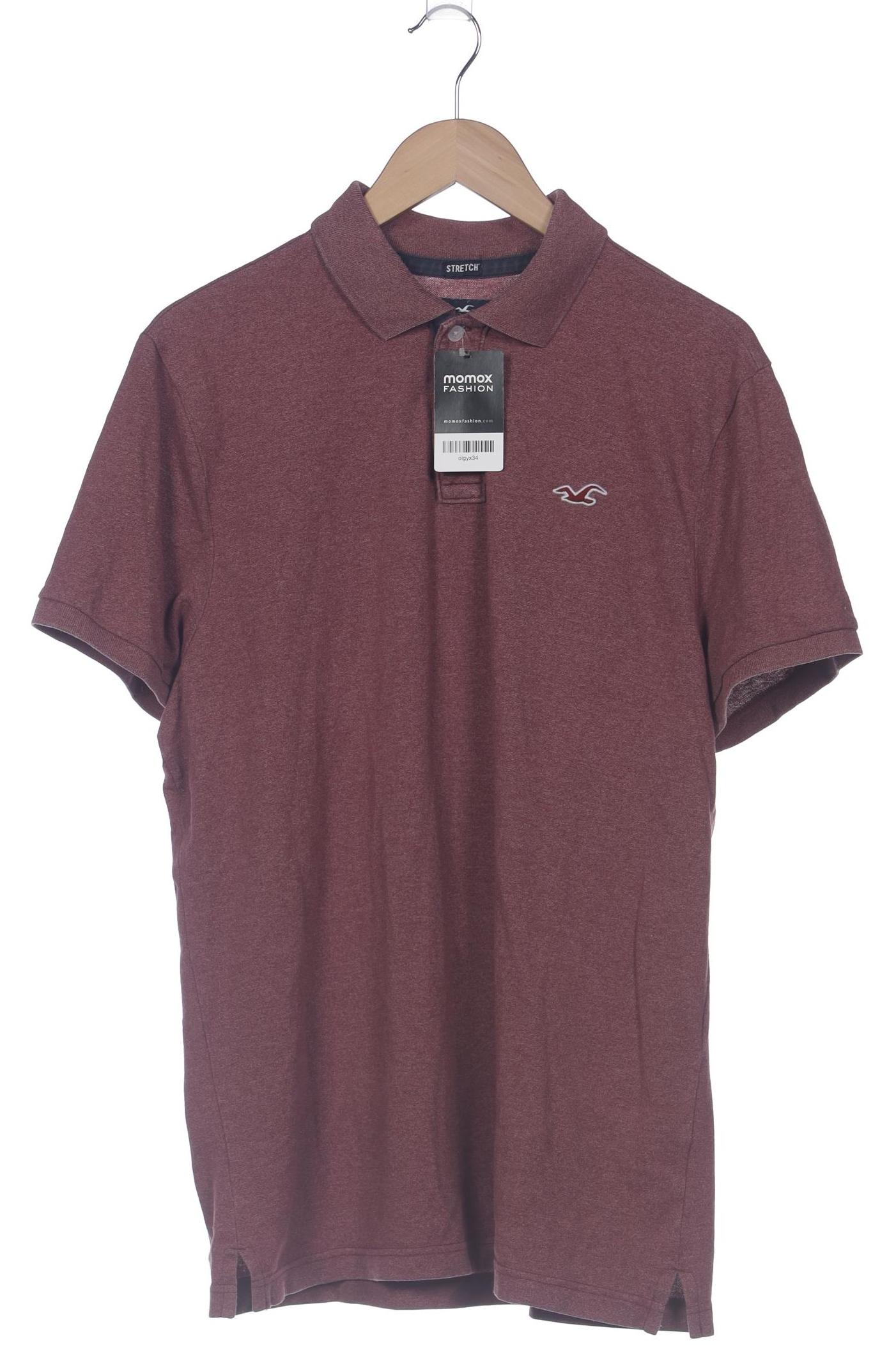 

Hollister Herren Poloshirt, bordeaux, Gr. 54