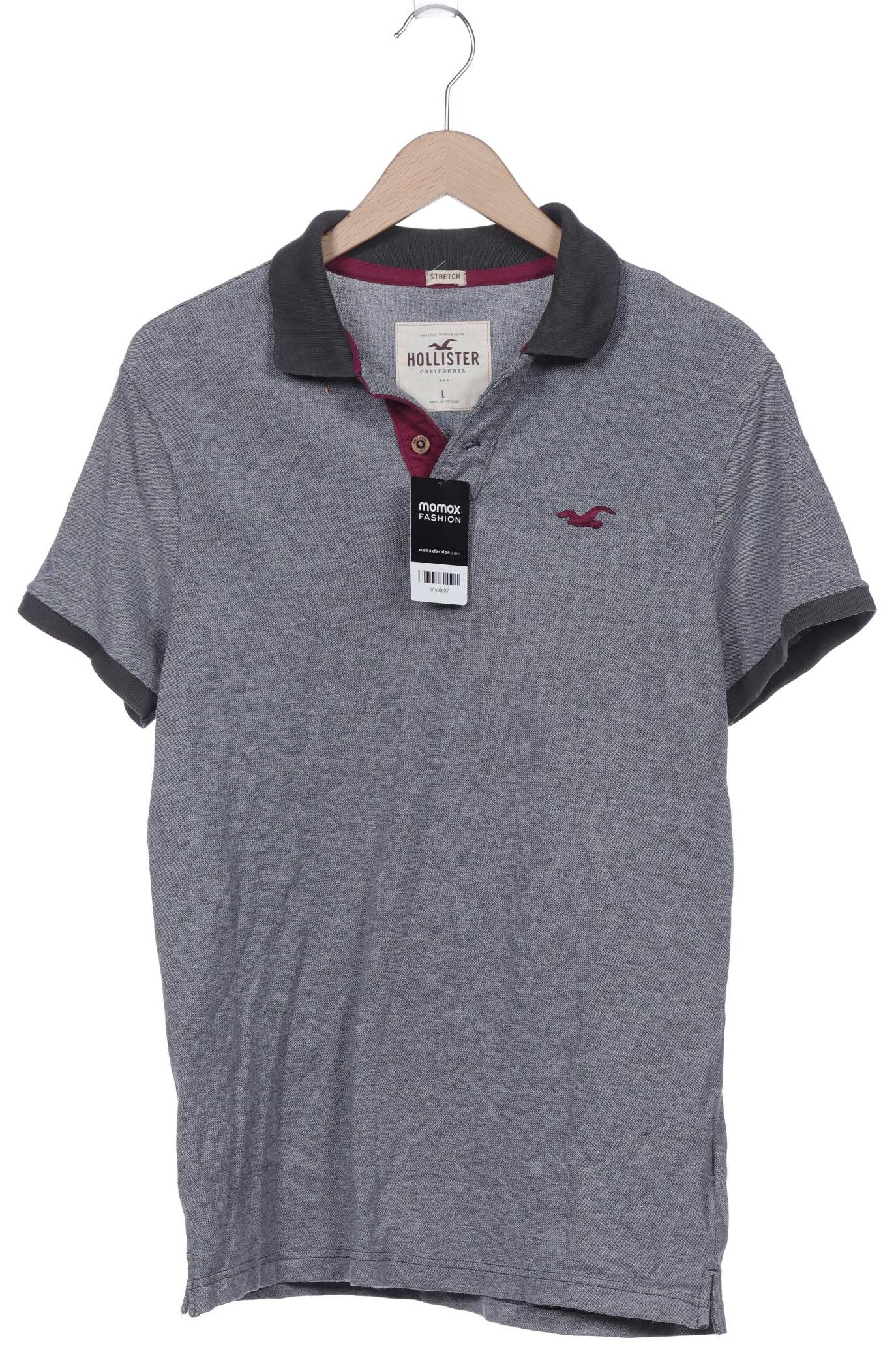 

Hollister Herren Poloshirt, grau, Gr. 52