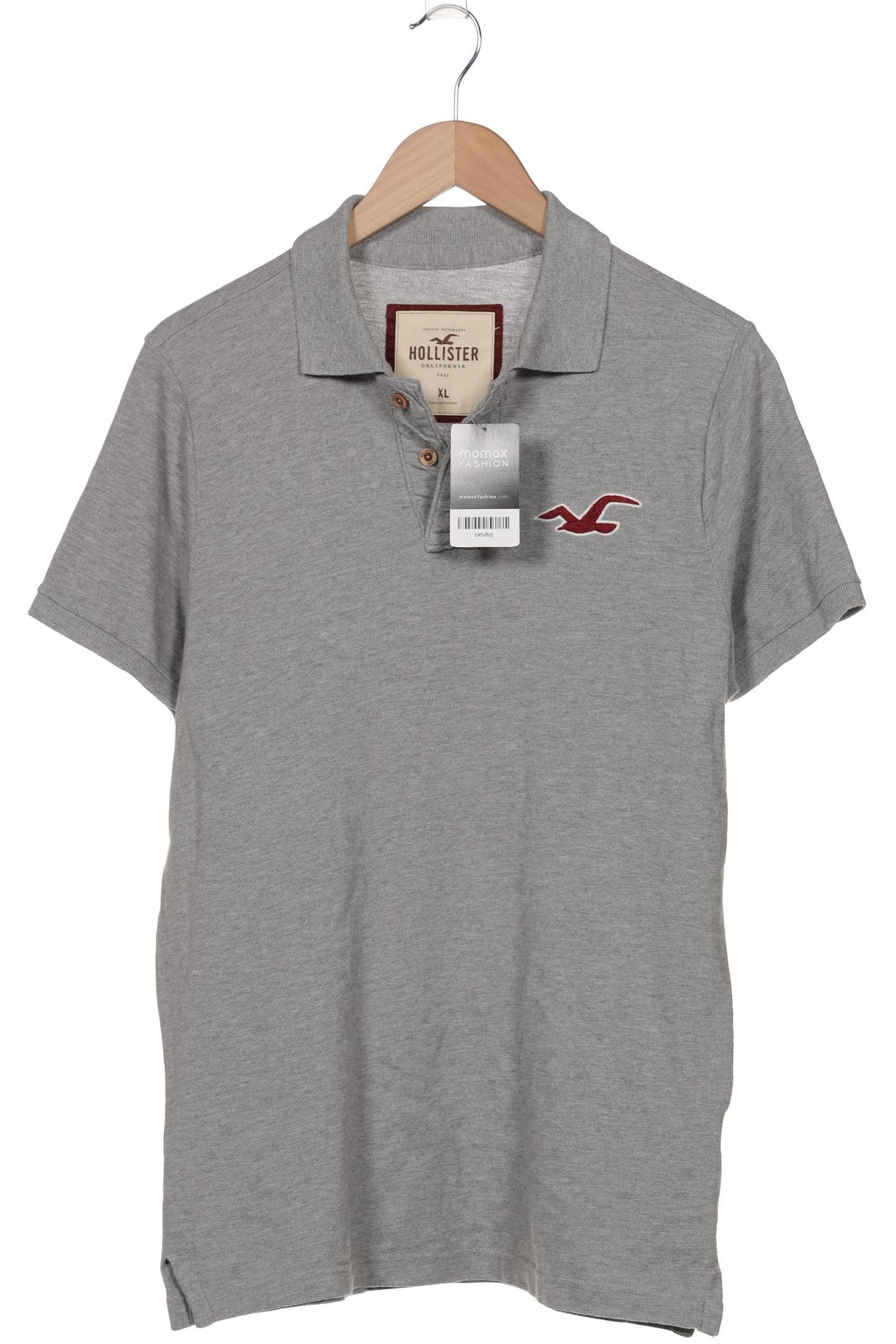 

Hollister Herren Poloshirt, grau, Gr. 54