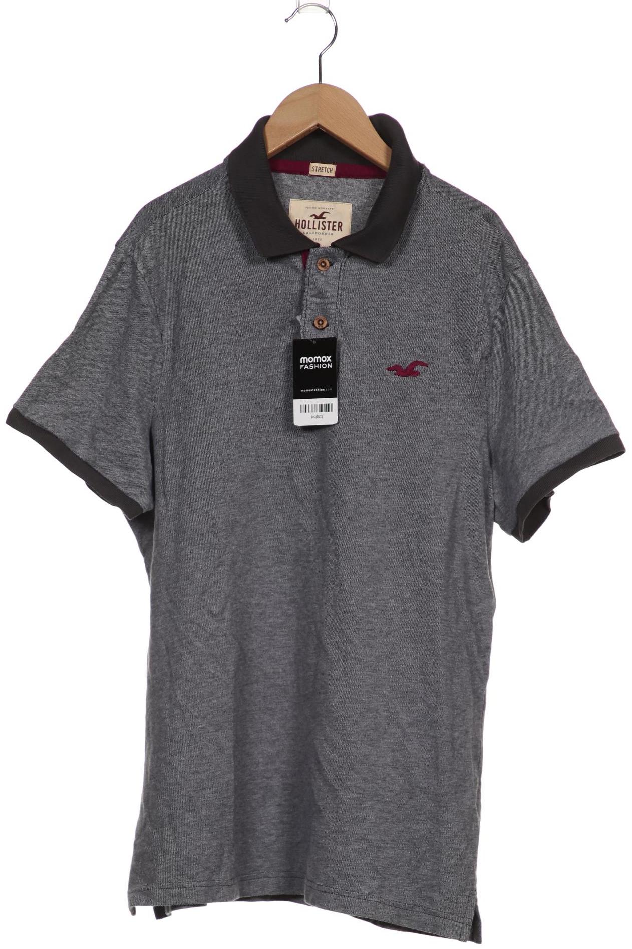 

Hollister Herren Poloshirt, grau