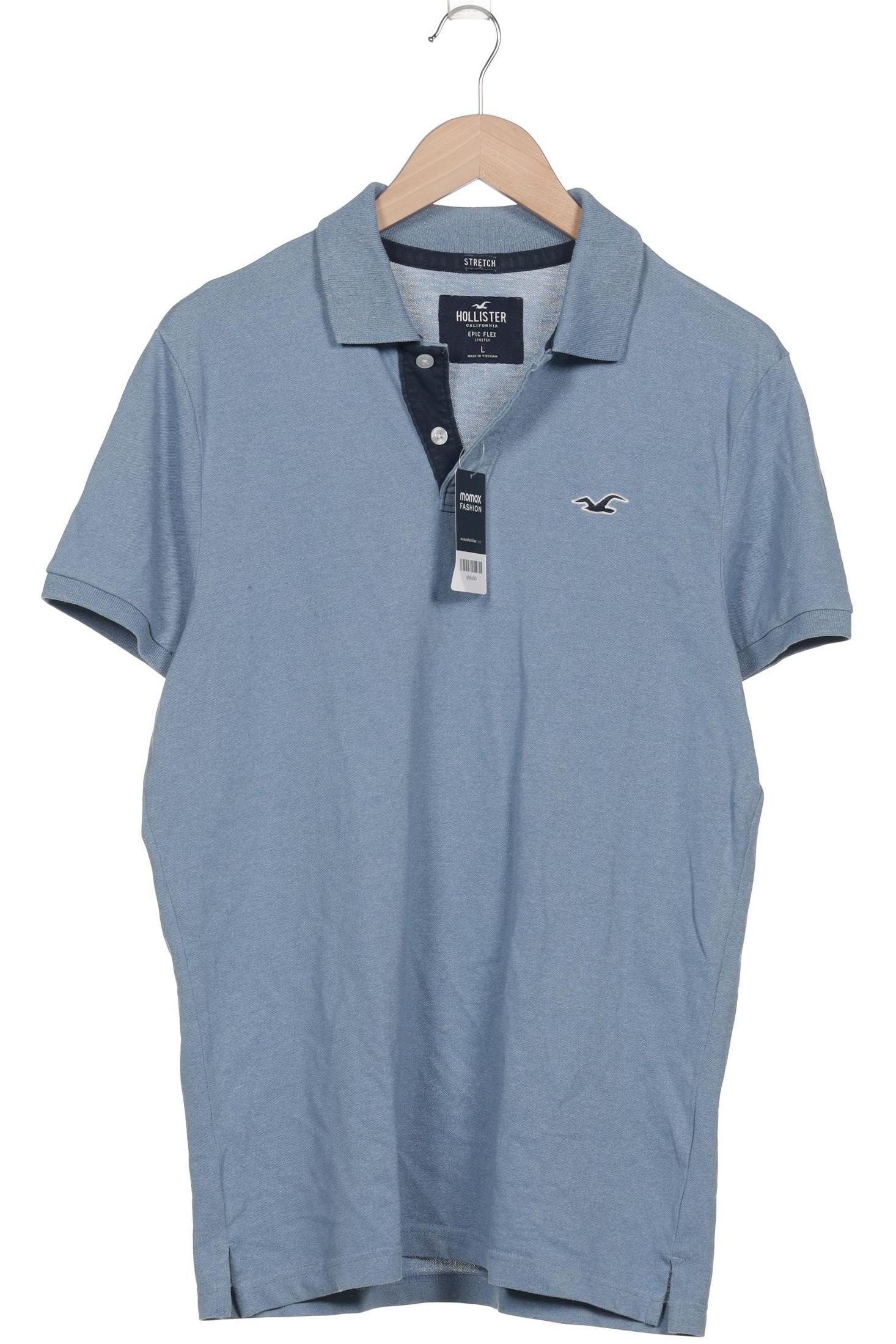 

Hollister Herren Poloshirt, blau, Gr. 52