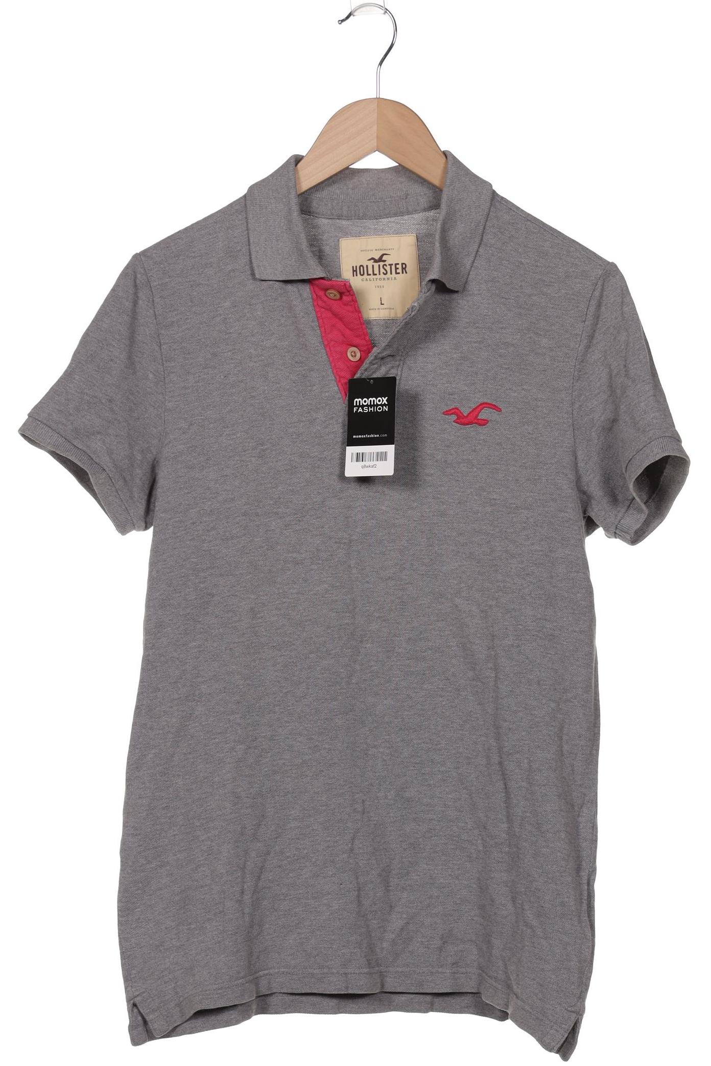 

Hollister Herren Poloshirt, grau, Gr. 52