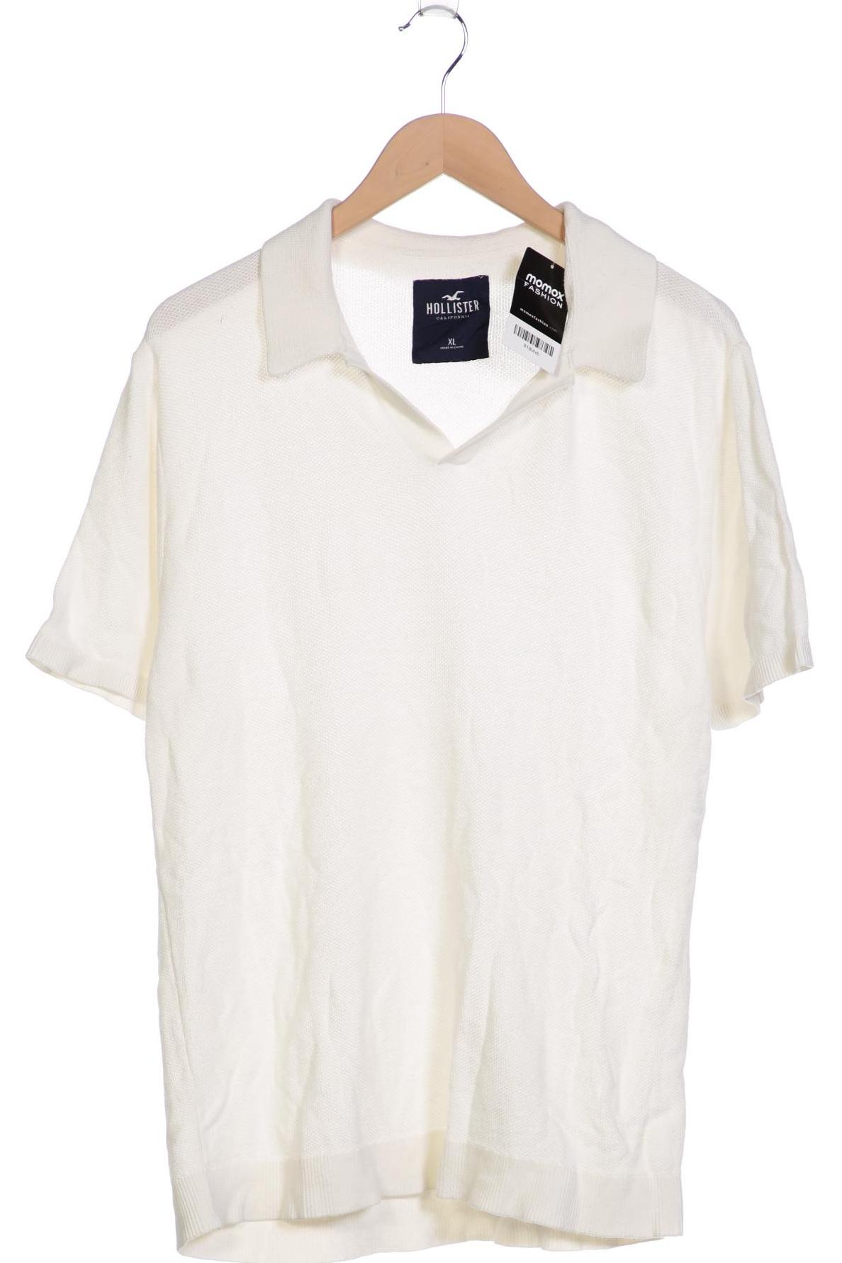 

Hollister Herren Poloshirt, cremeweiß, Gr. 54