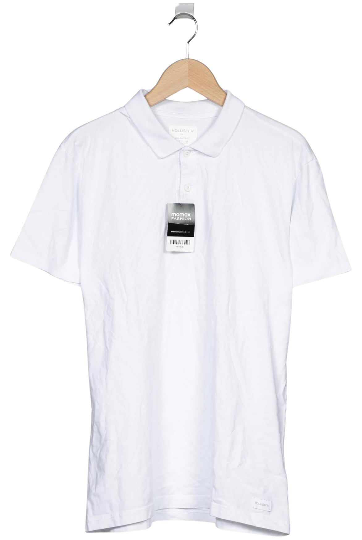 

Hollister Herren Poloshirt, weiß, Gr. 48