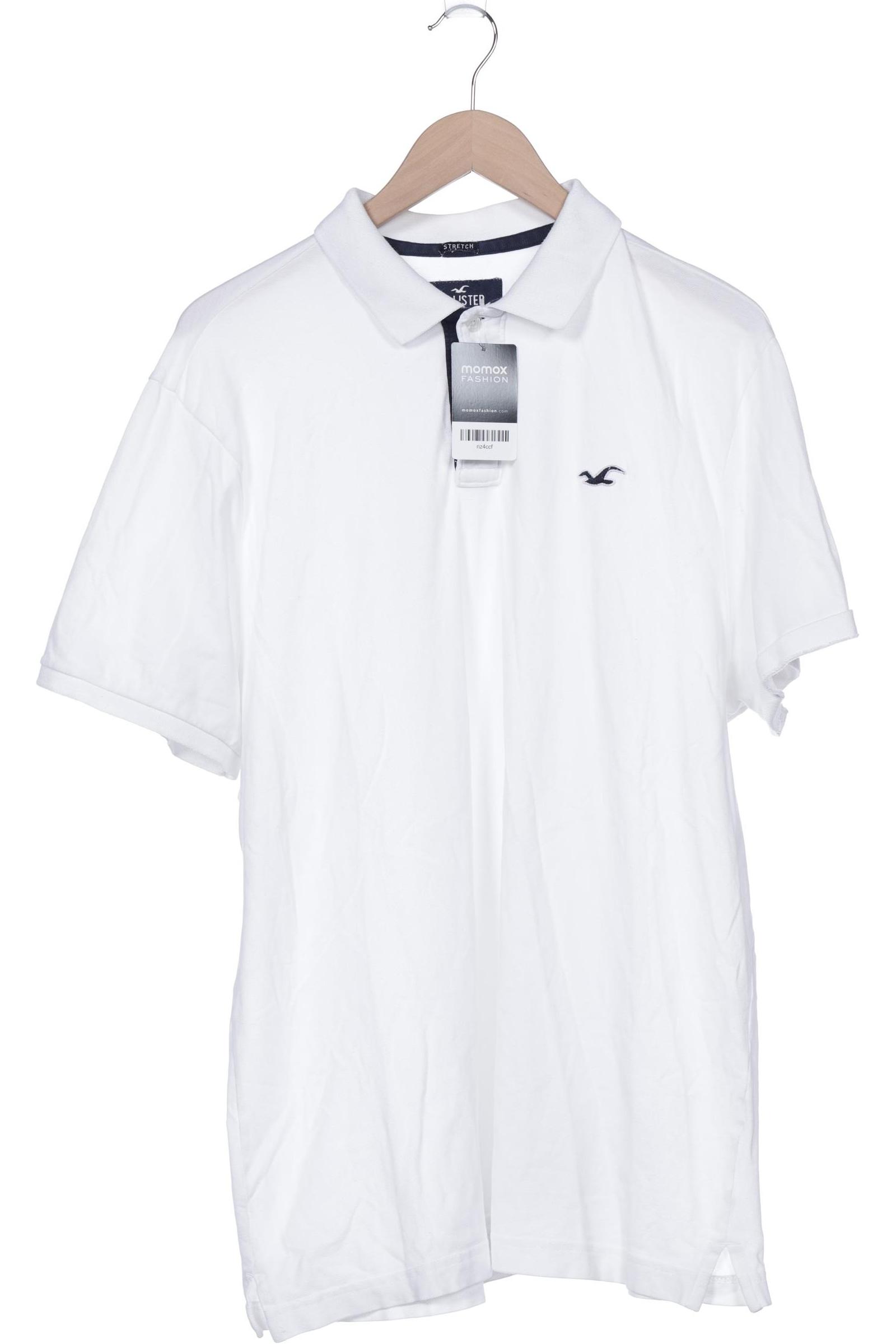 

Hollister Herren Poloshirt, weiß, Gr. 56