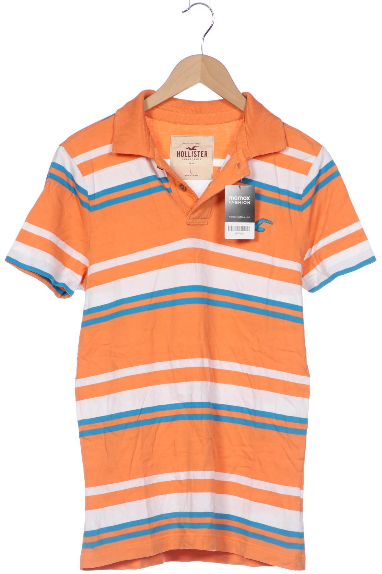

Hollister Herren Poloshirt, orange