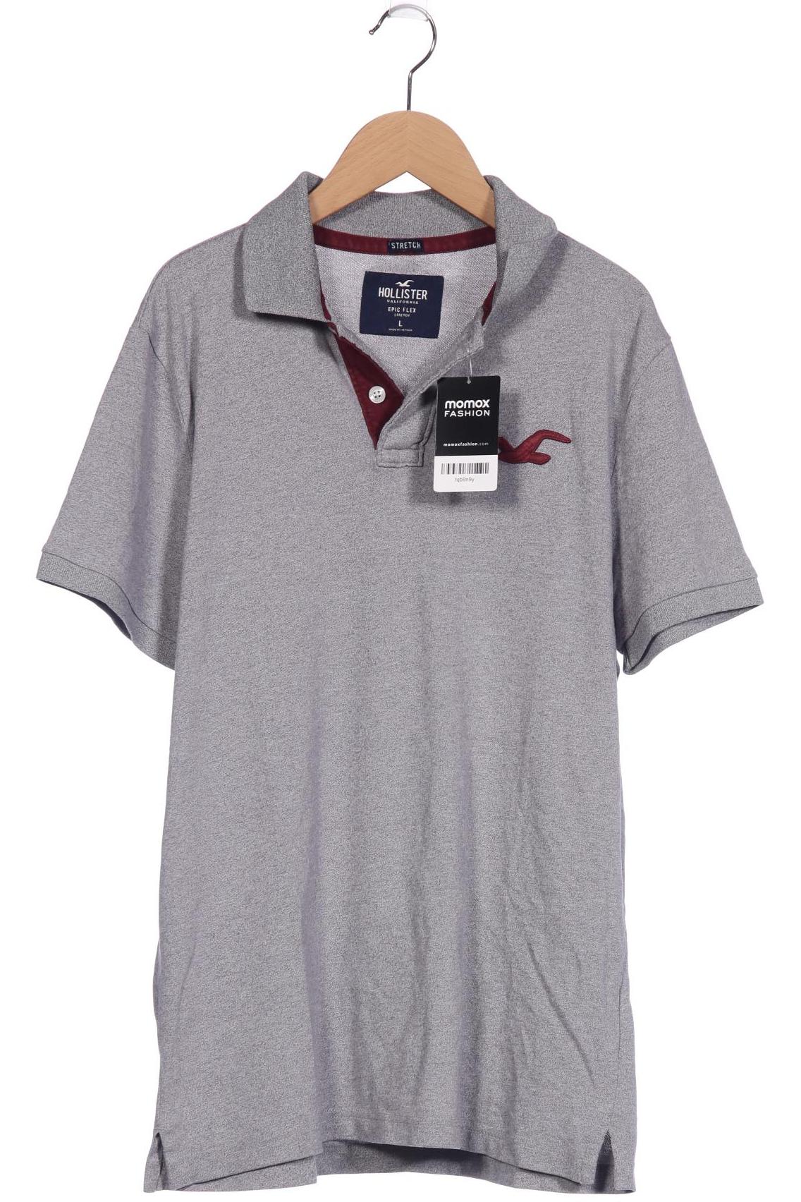 

Hollister Herren Poloshirt, grau, Gr. 52