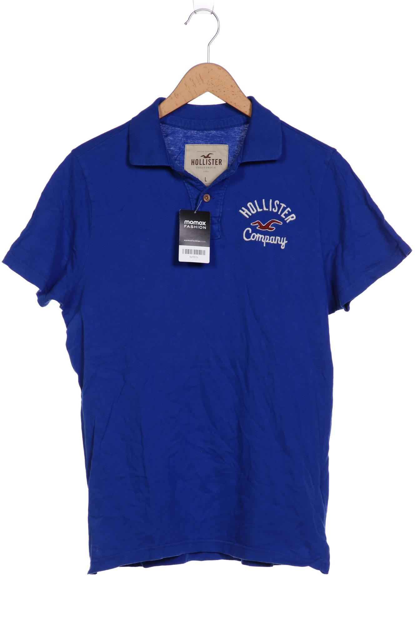 

Hollister Herren Poloshirt, blau, Gr. 52