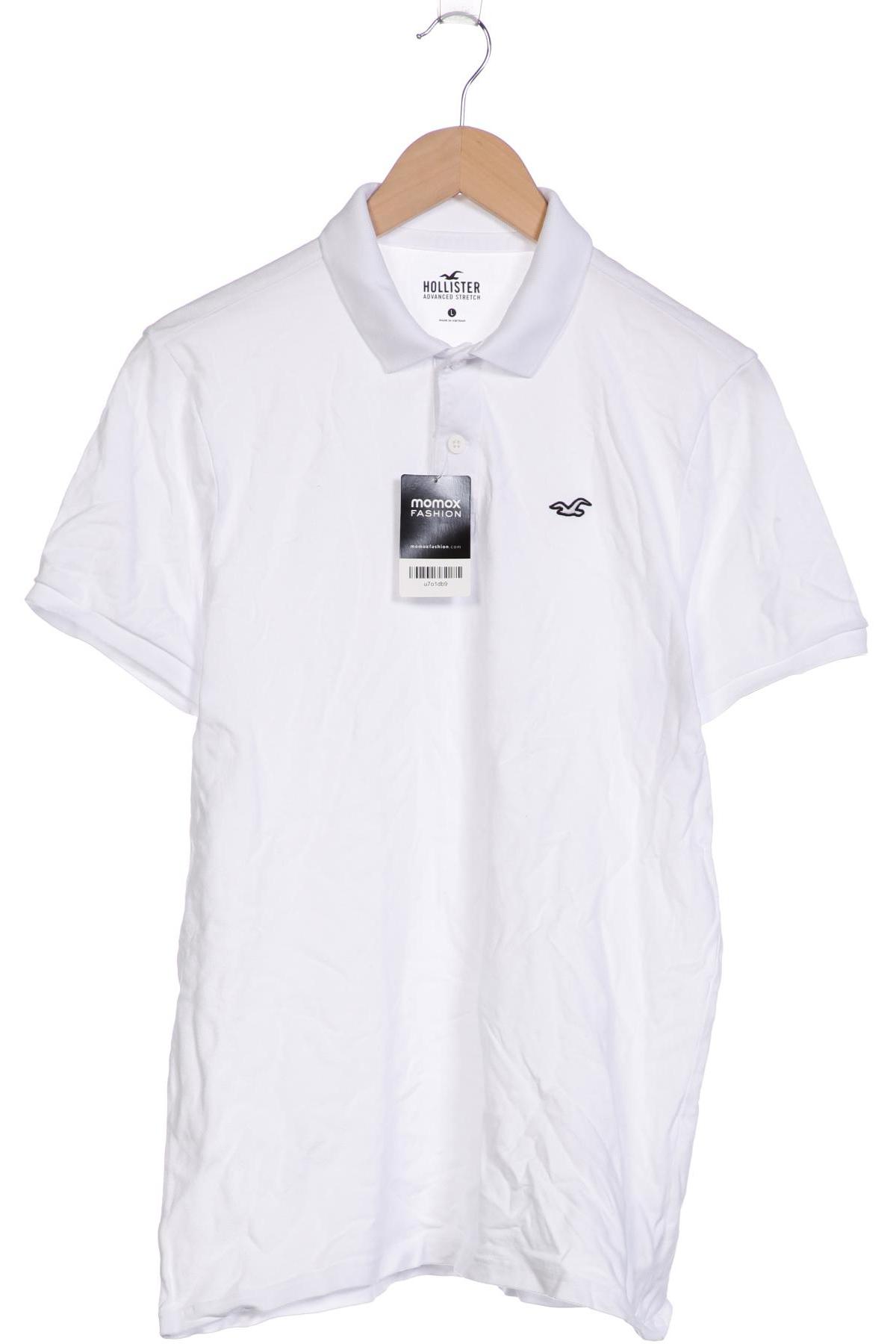 

Hollister Herren Poloshirt, weiß, Gr. 52