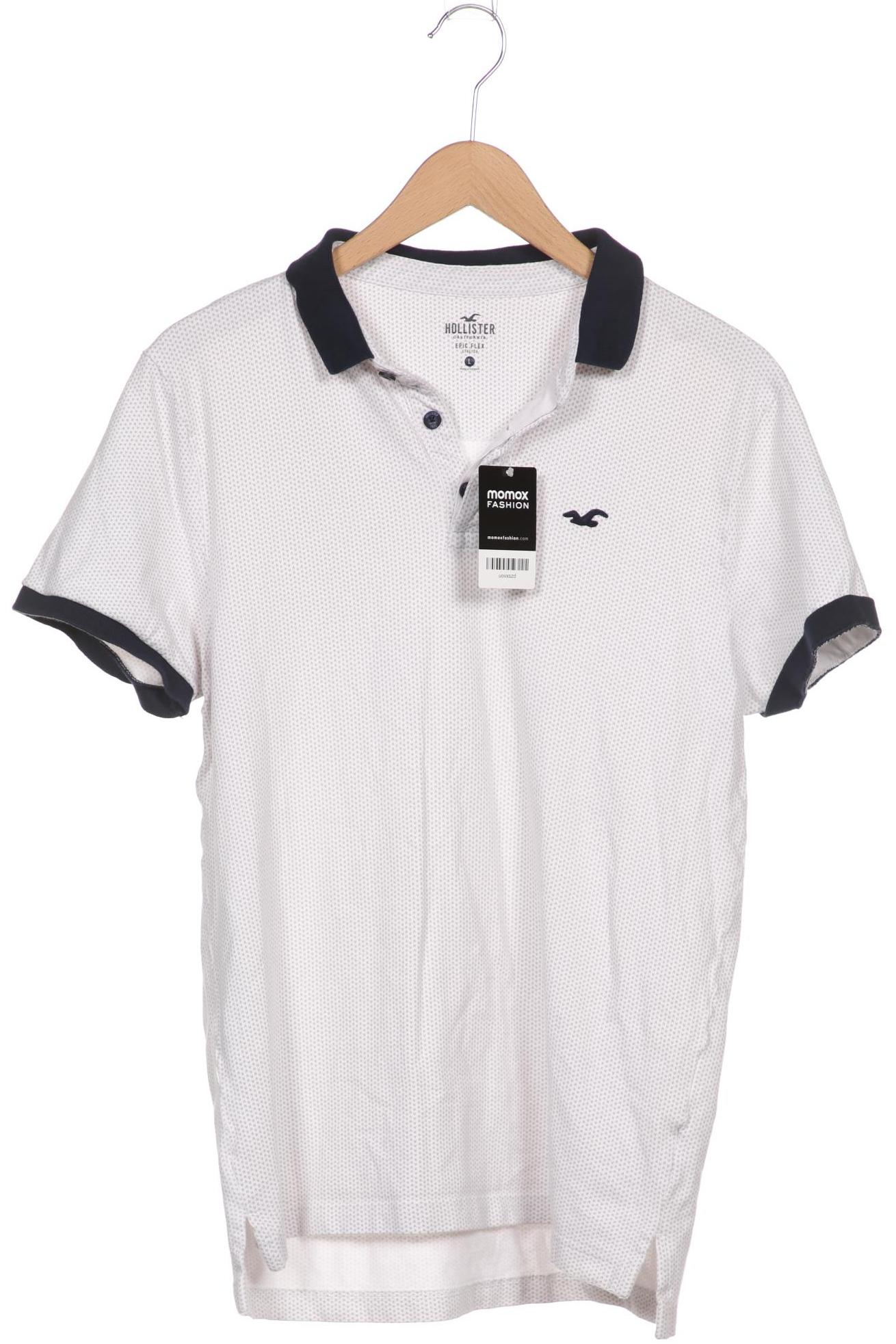 

Hollister Herren Poloshirt, weiß, Gr. 52