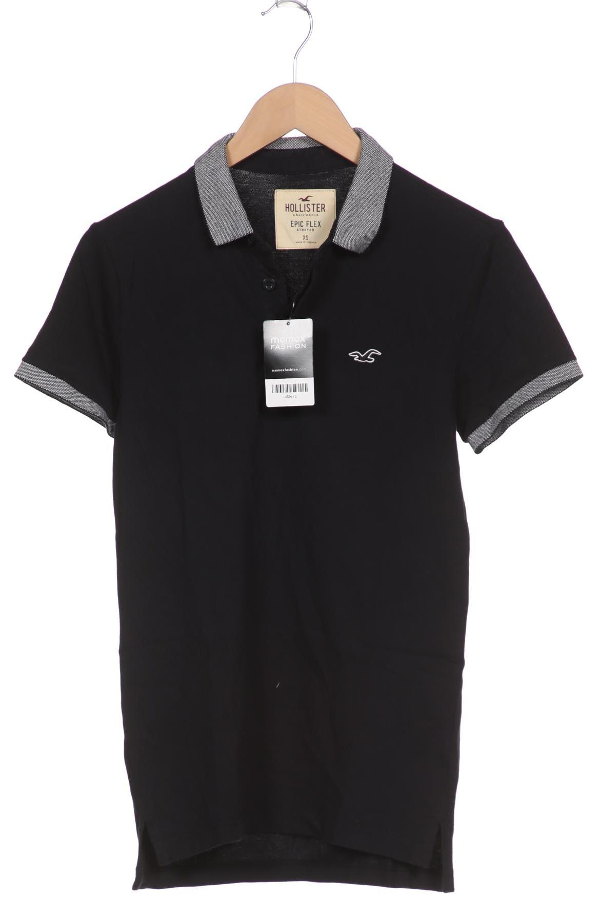

Hollister Herren Poloshirt, schwarz