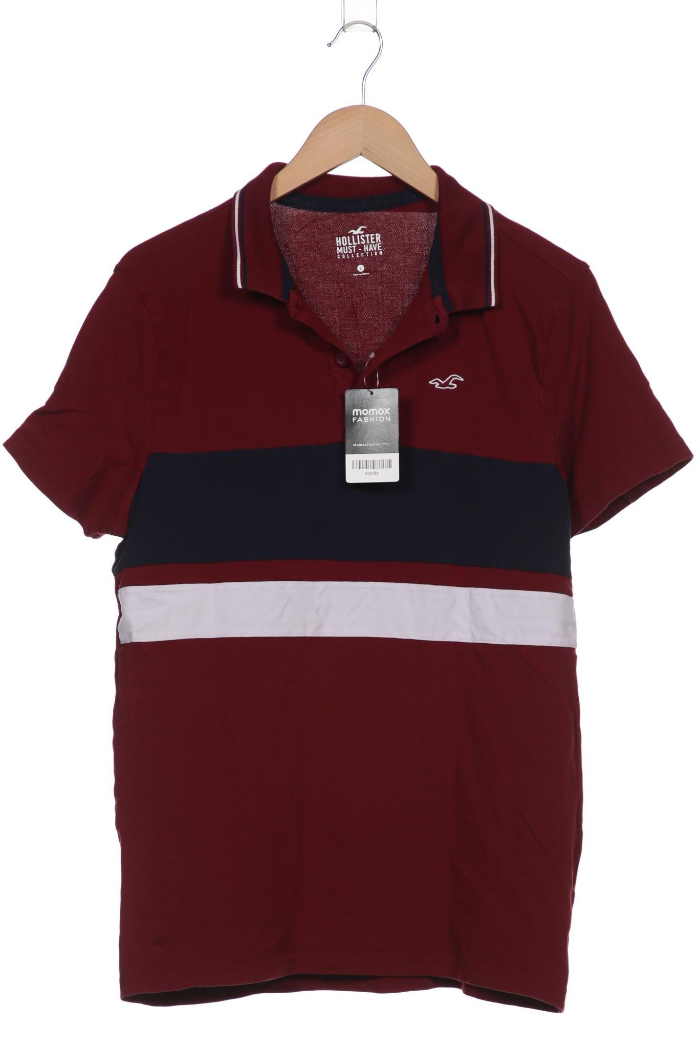 

Hollister Herren Poloshirt, bordeaux, Gr. 52