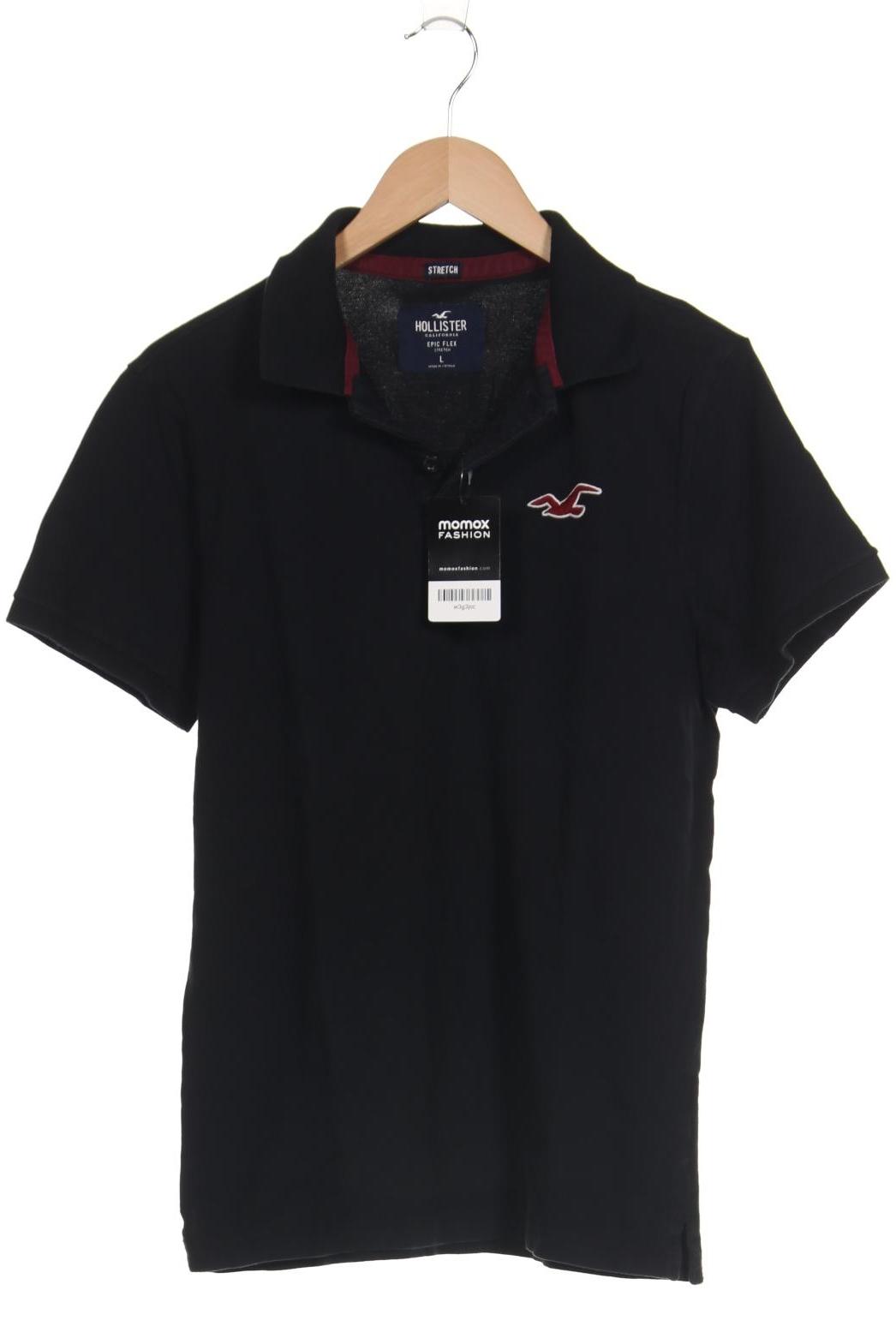 

Hollister Herren Poloshirt, schwarz, Gr. 52