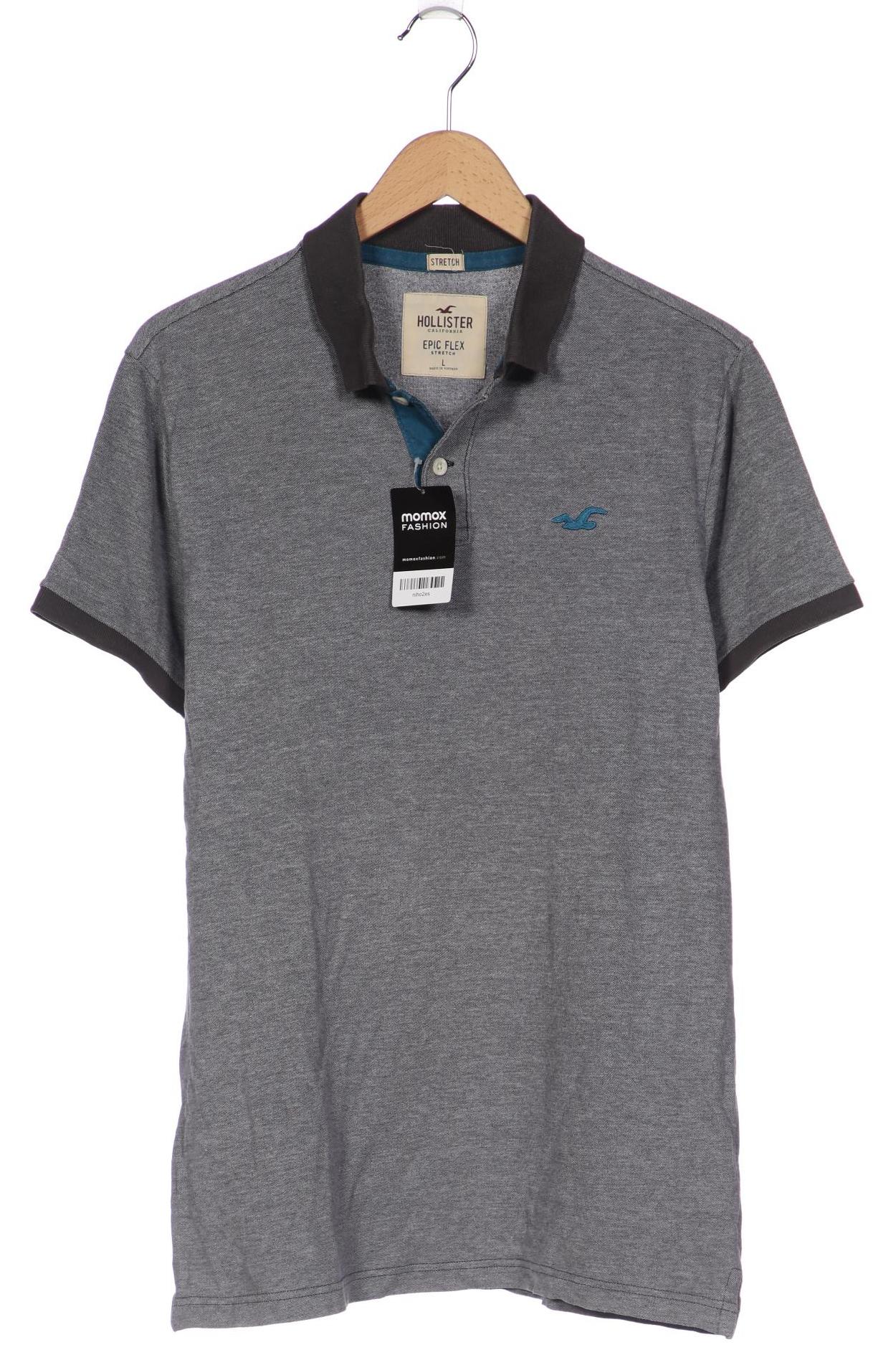 

Hollister Herren Poloshirt, grau