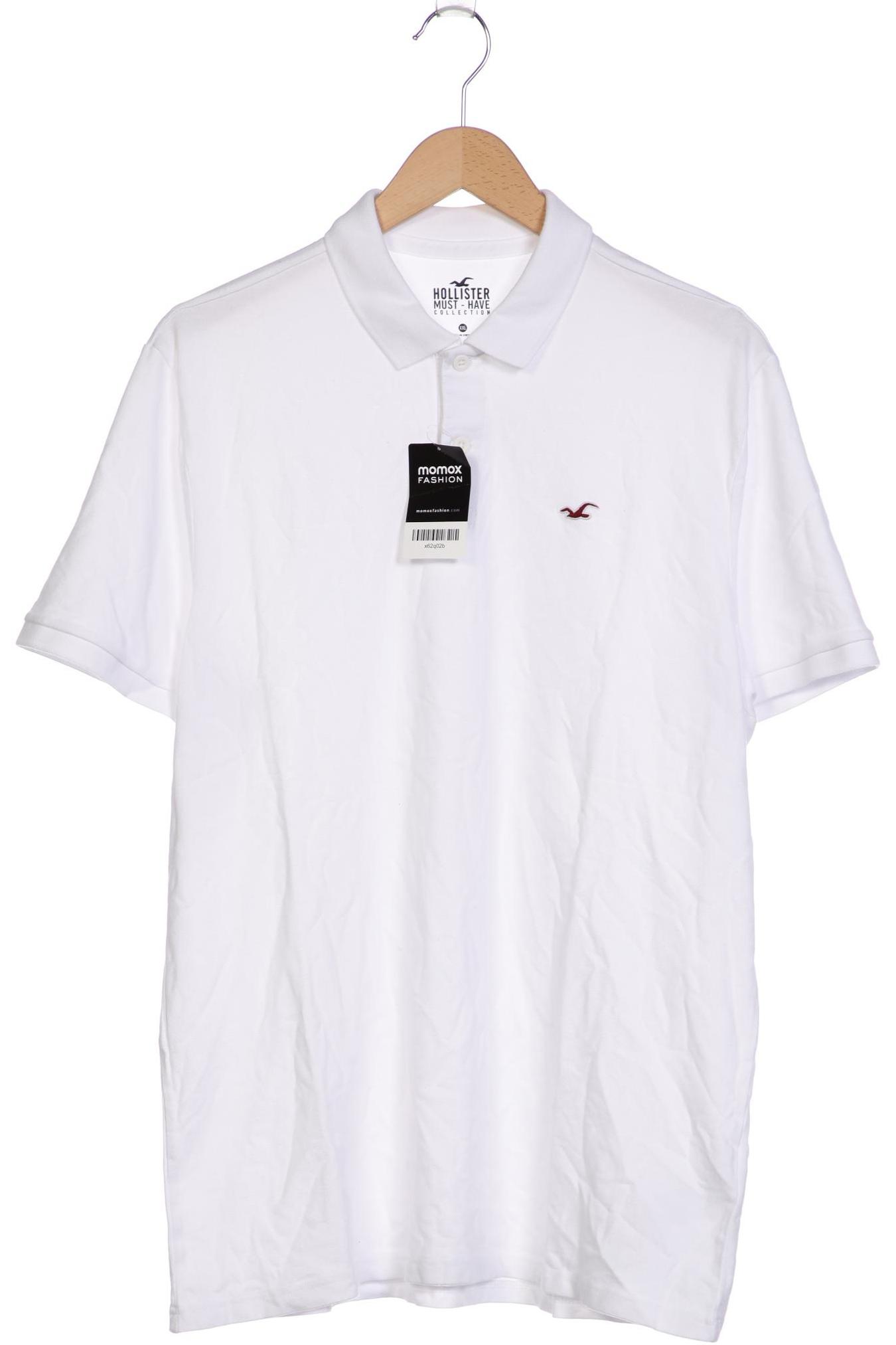 

Hollister Herren Poloshirt, weiß, Gr. 56