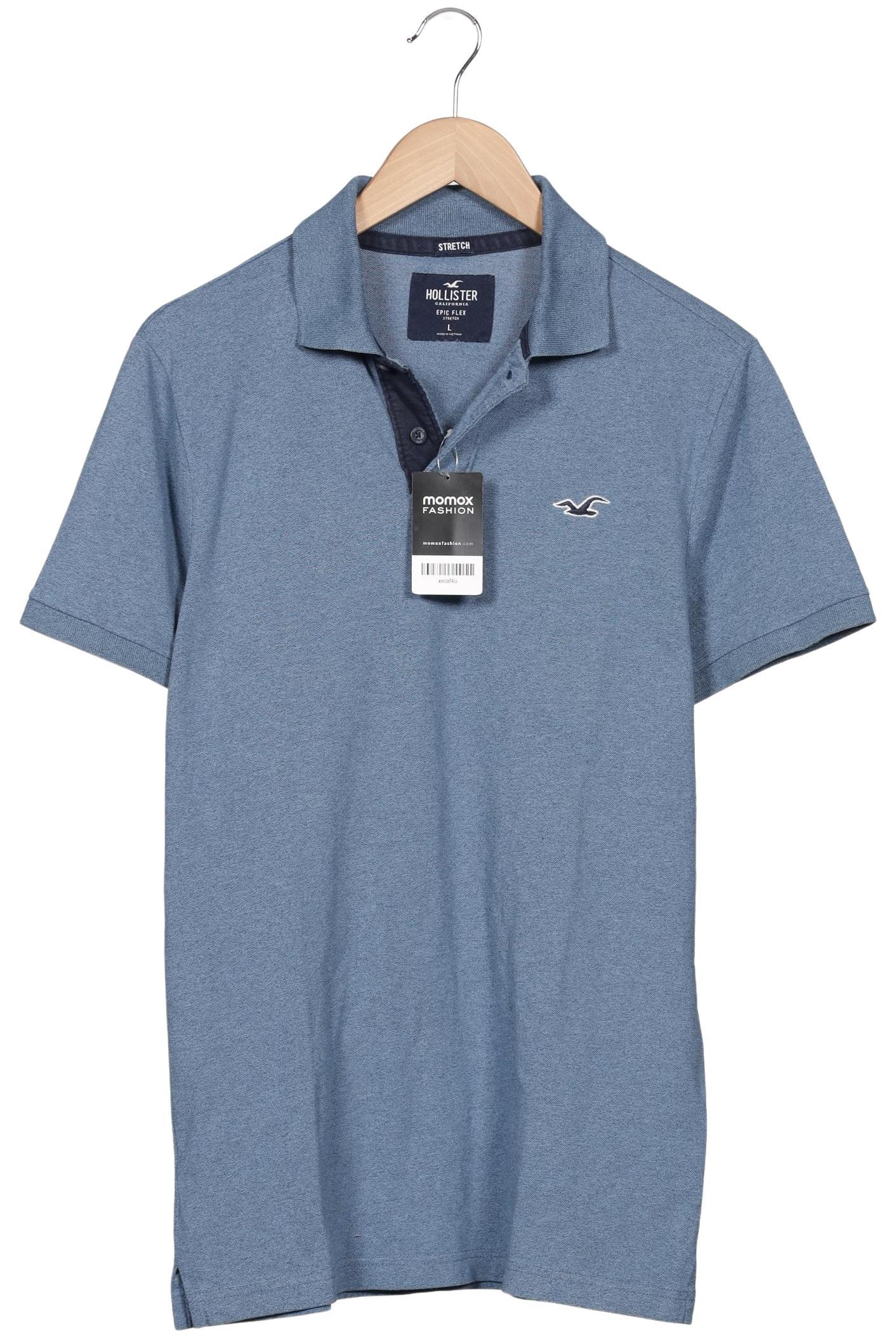 

Hollister Herren Poloshirt, blau, Gr. 52