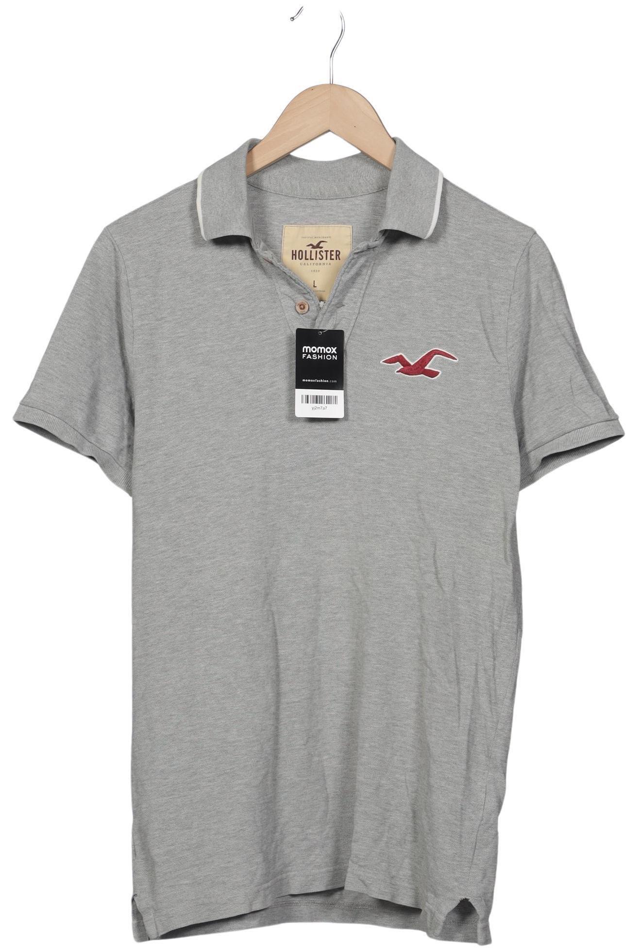 

Hollister Herren Poloshirt, grau, Gr. 52