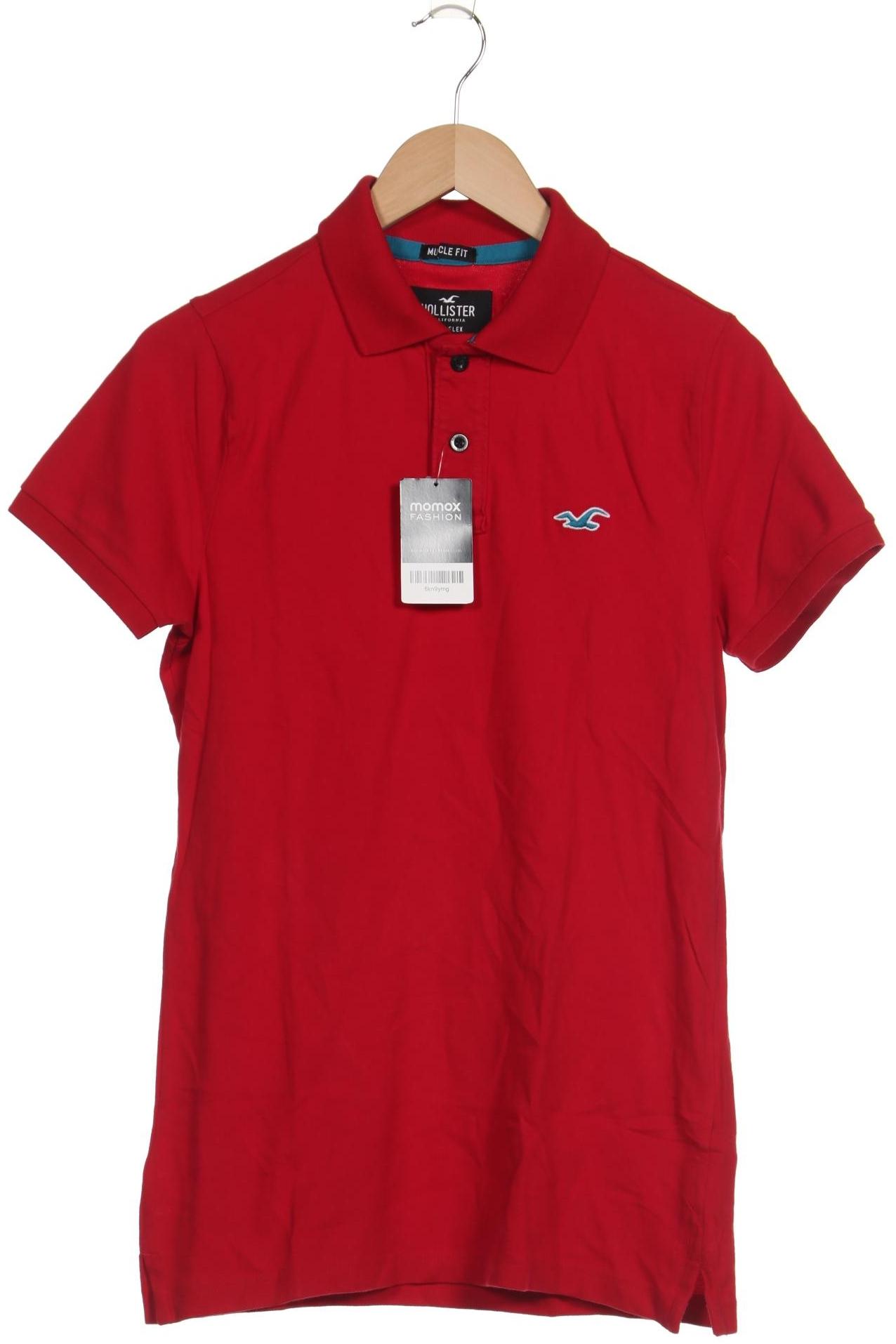 

Hollister Herren Poloshirt, rot, Gr. 48