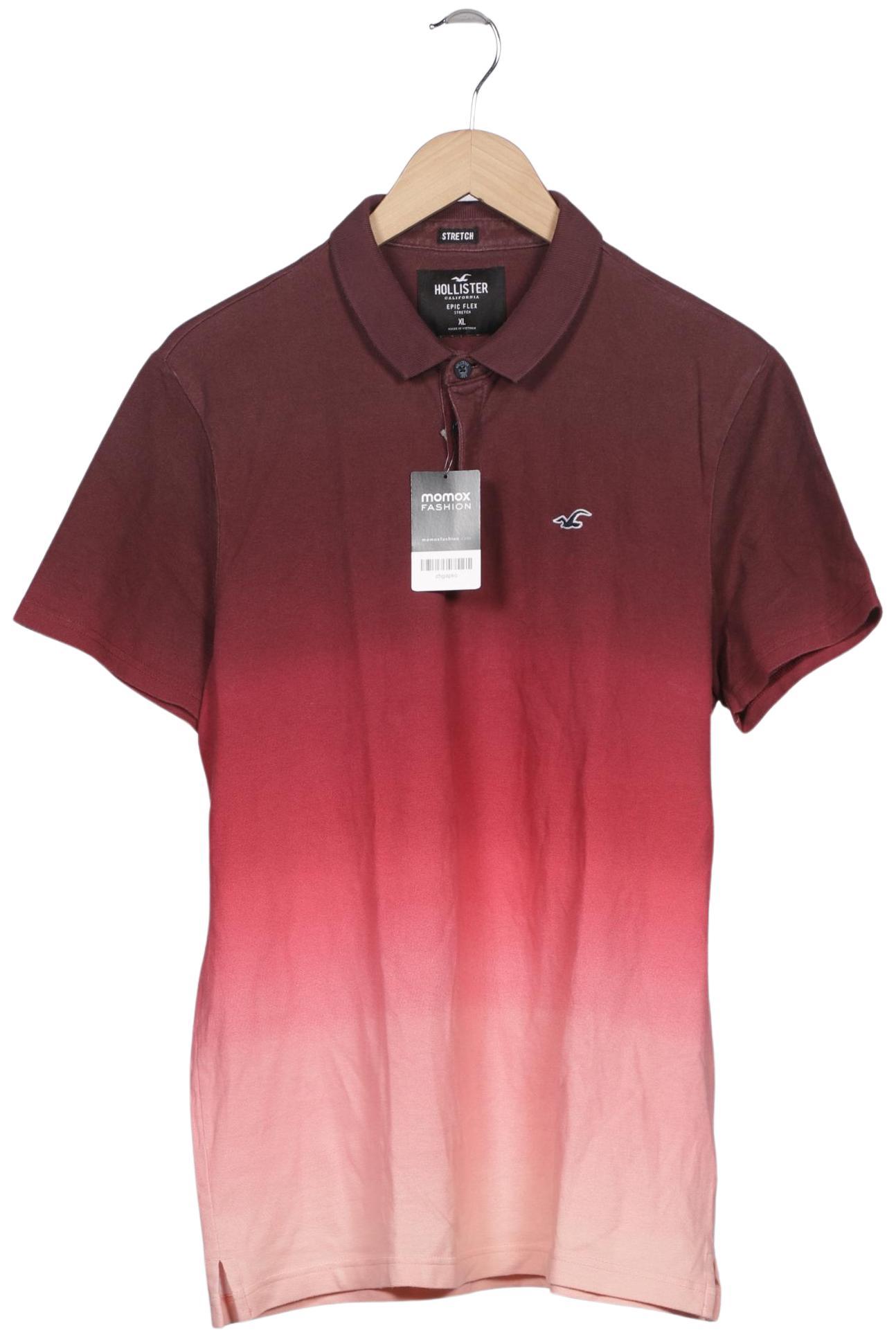 

Hollister Herren Poloshirt, bordeaux, Gr. 54