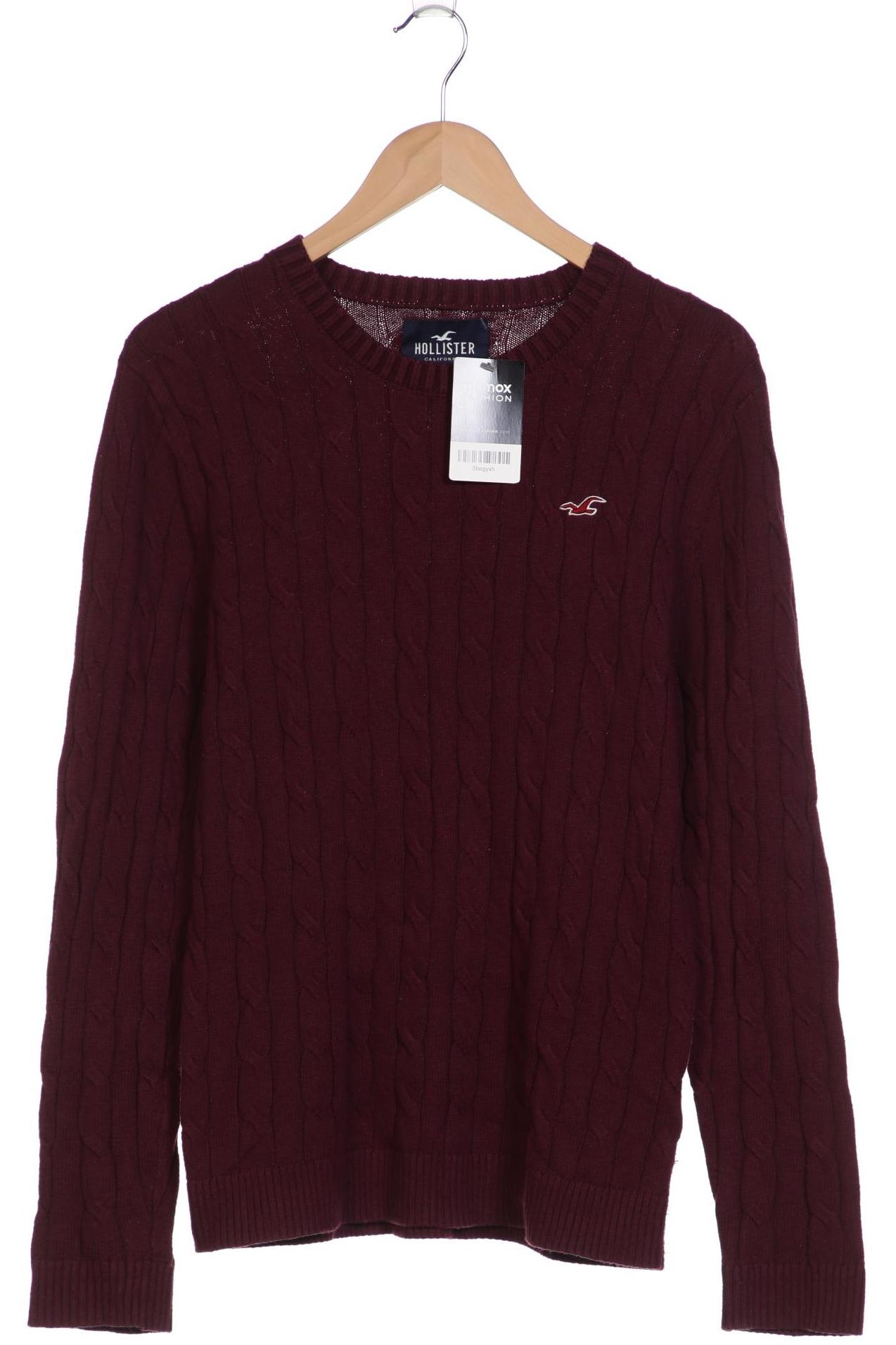 

Hollister Herren Pullover, bordeaux, Gr. 52