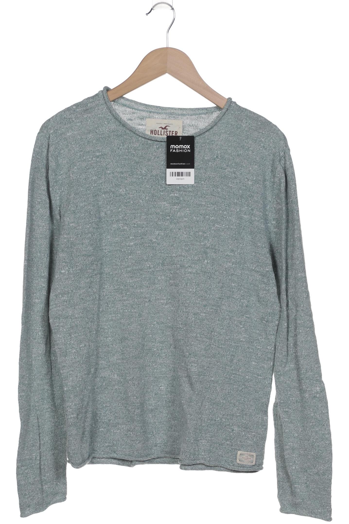 

Hollister Herren Pullover, türkis, Gr. 48