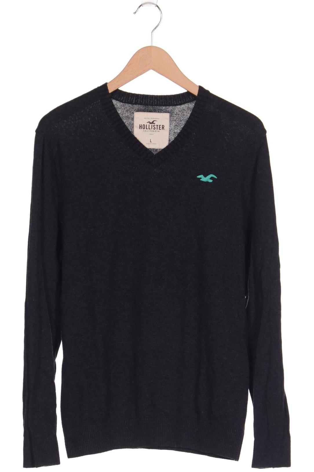 

Hollister Herren Pullover, schwarz