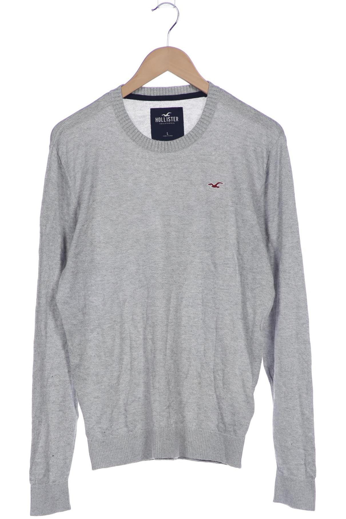 

Hollister Herren Pullover, grau, Gr. 52