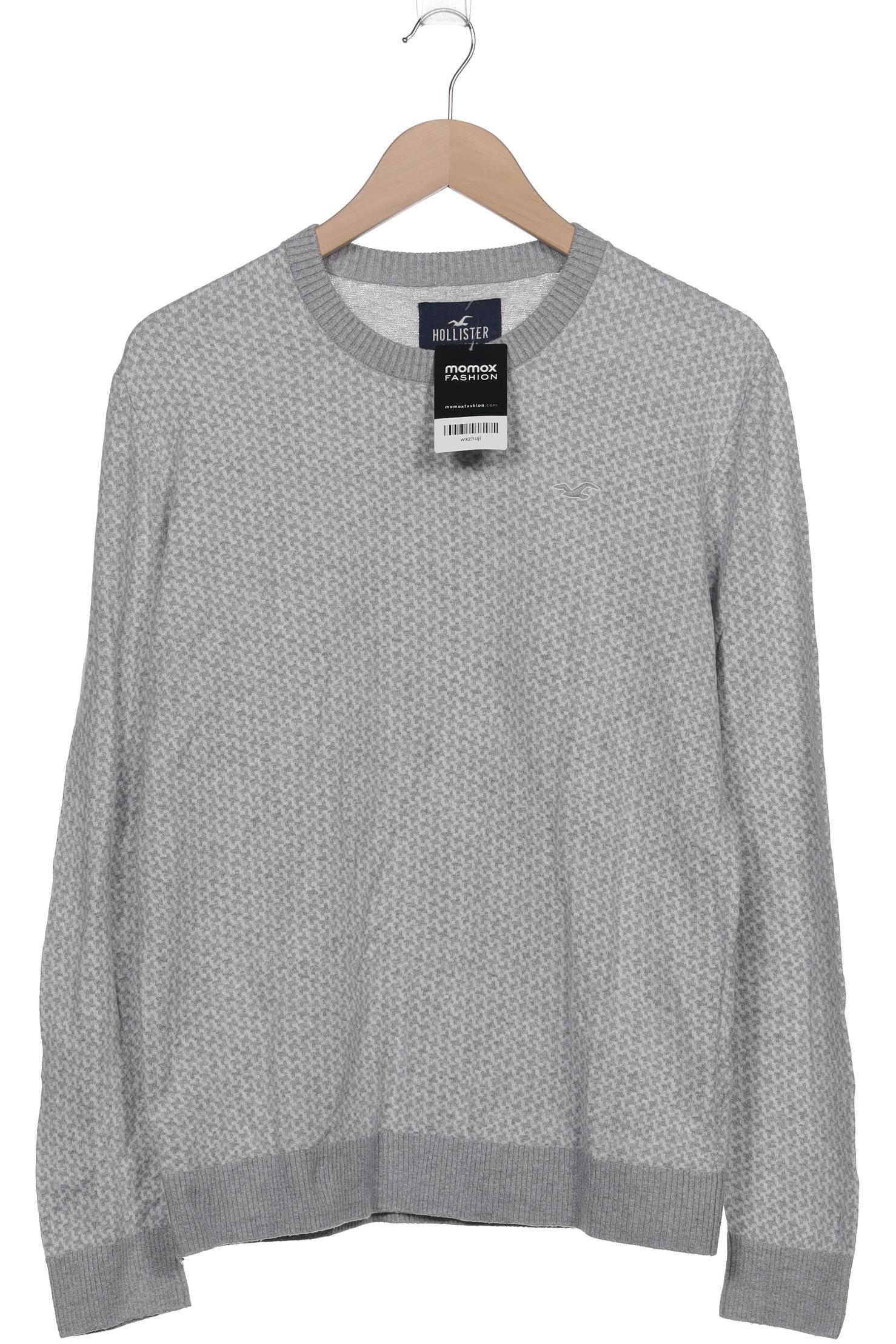 

Hollister Herren Pullover, grau, Gr. 48