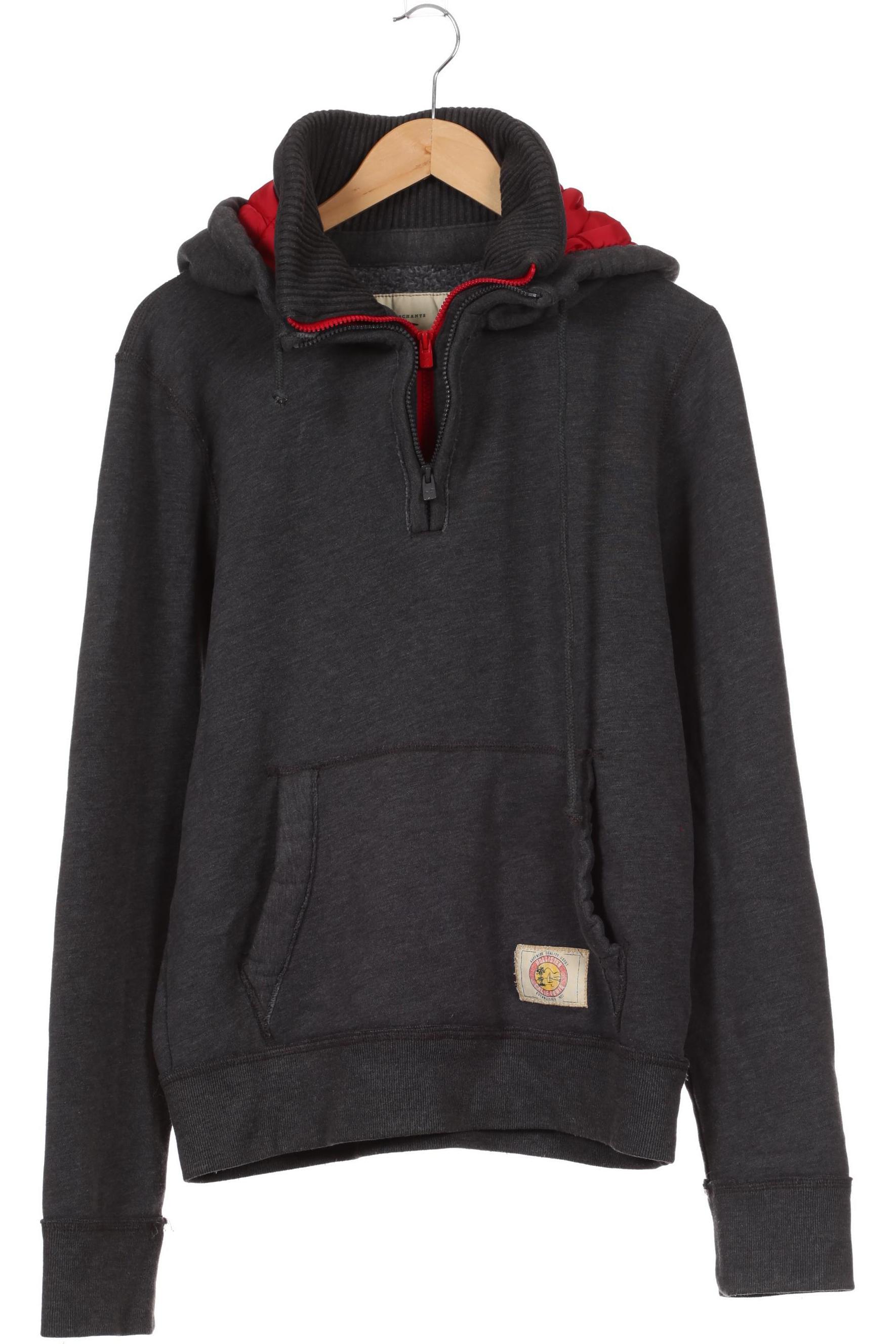 

Hollister Herren Kapuzenpullover, grau, Gr.