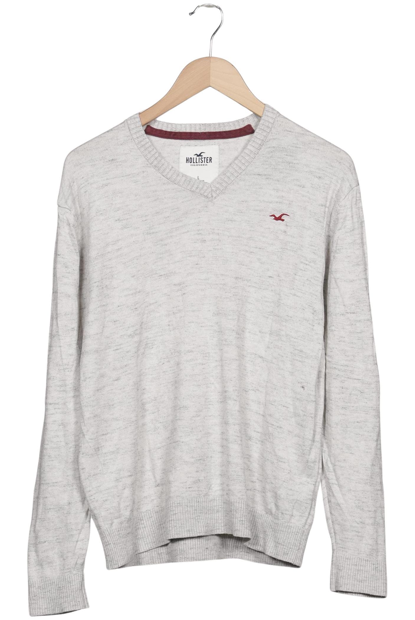 

Hollister Herren Pullover, grau, Gr. 52