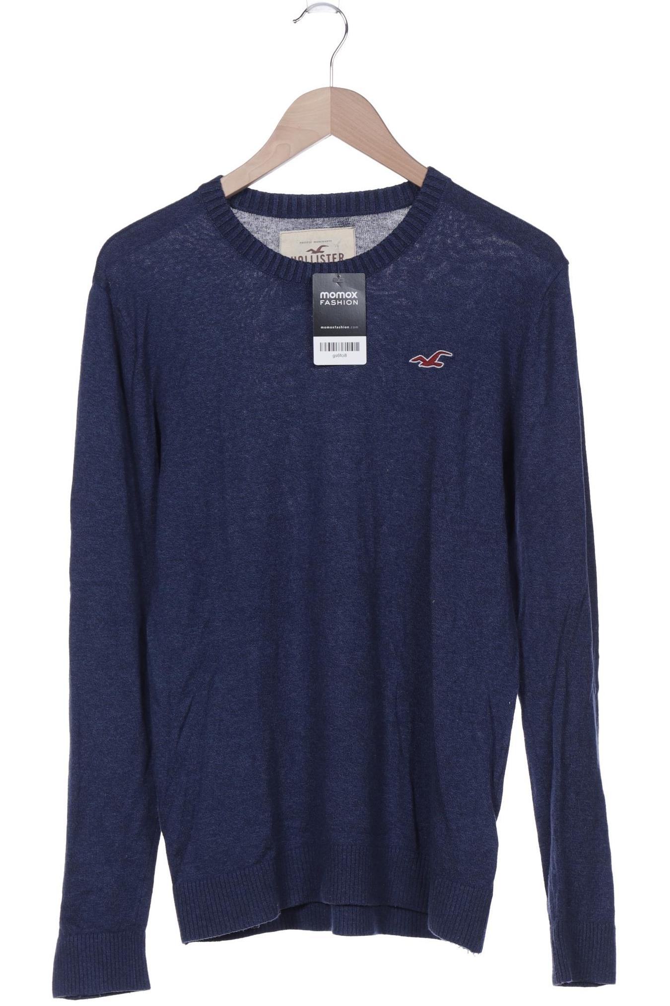 

Hollister Herren Pullover, marineblau, Gr. 48