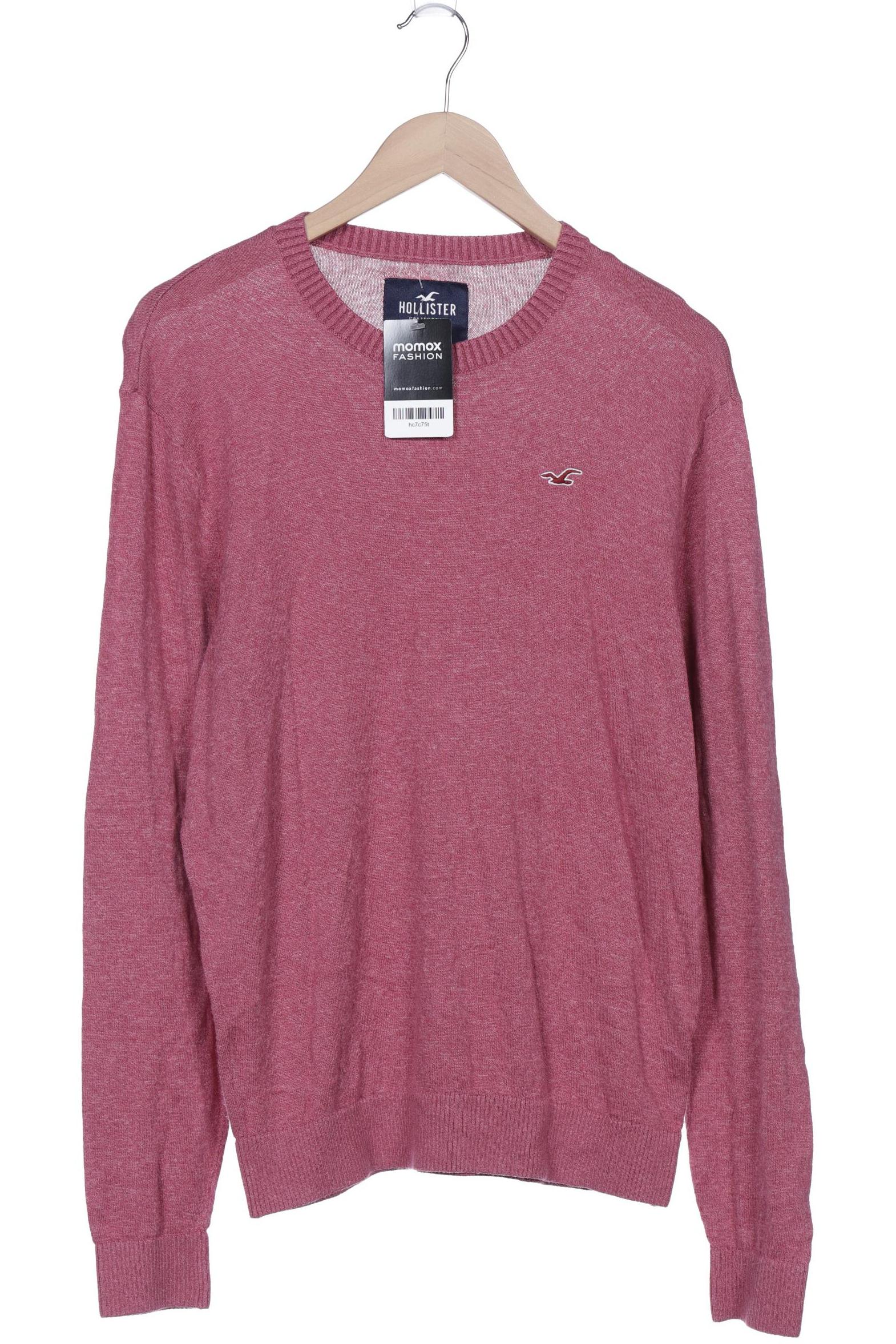 

Hollister Herren Pullover, pink, Gr. 52