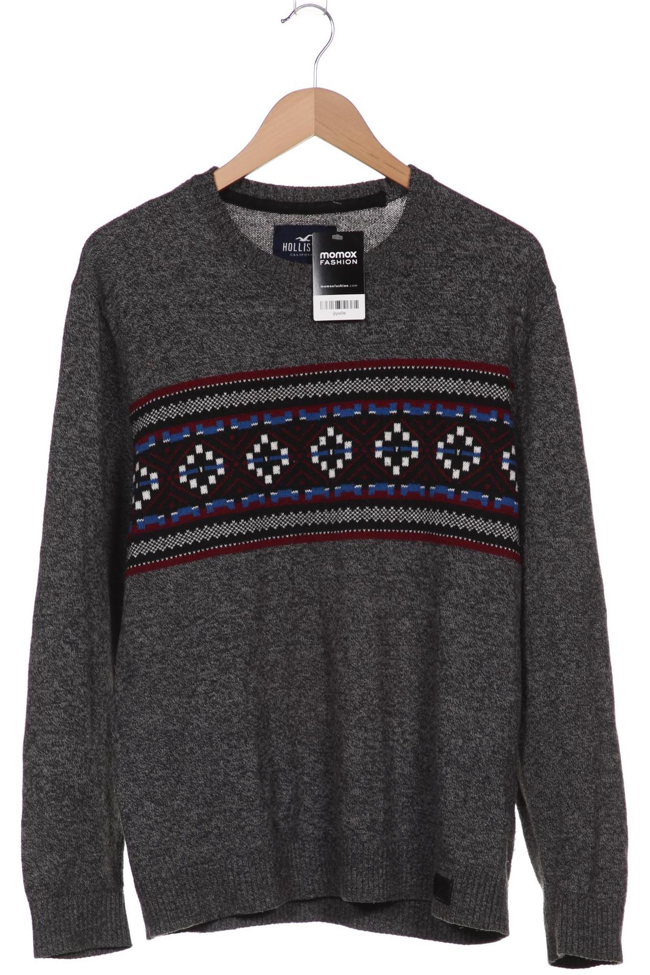 

Hollister Herren Pullover, grau