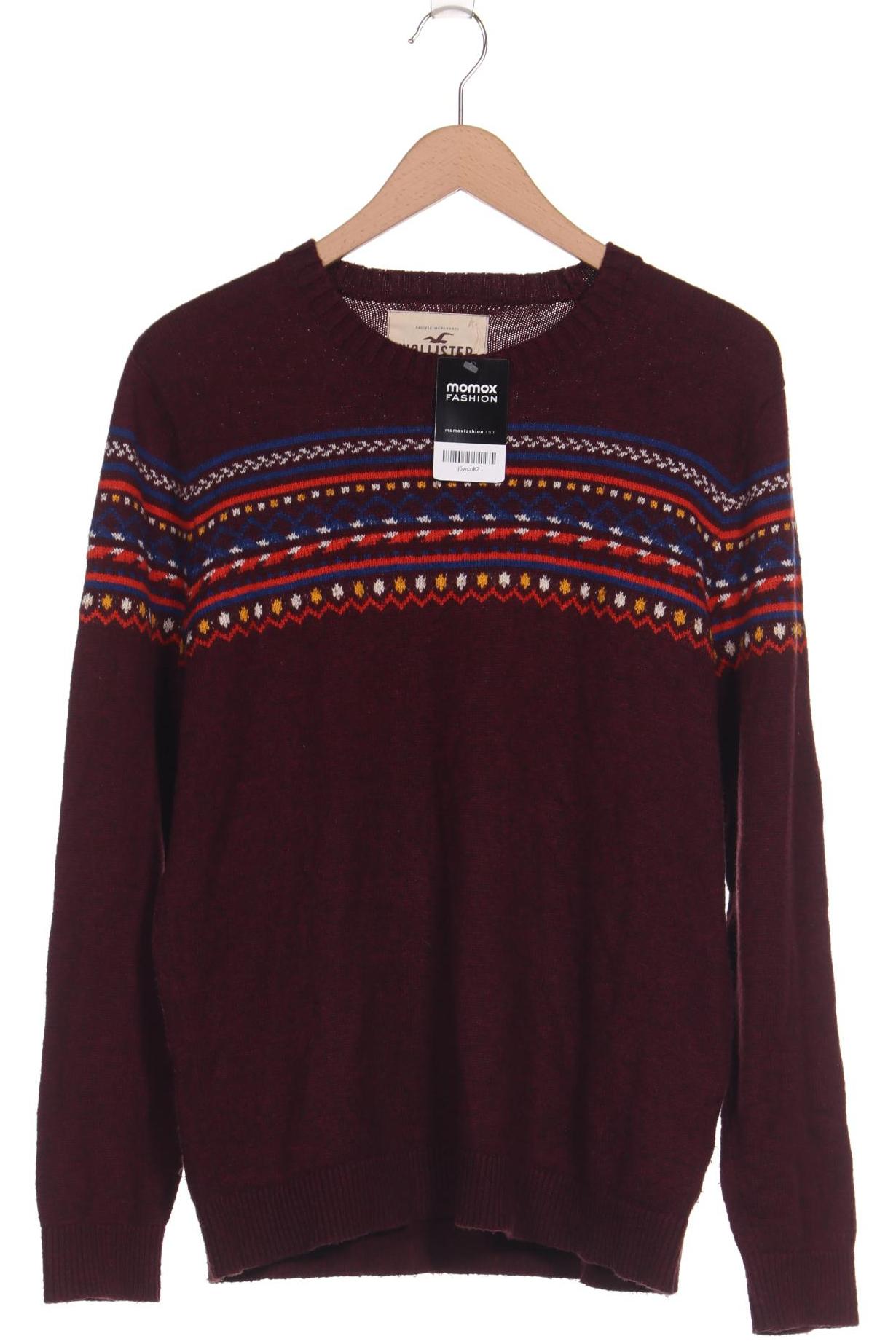 

Hollister Herren Pullover, bordeaux, Gr. 54
